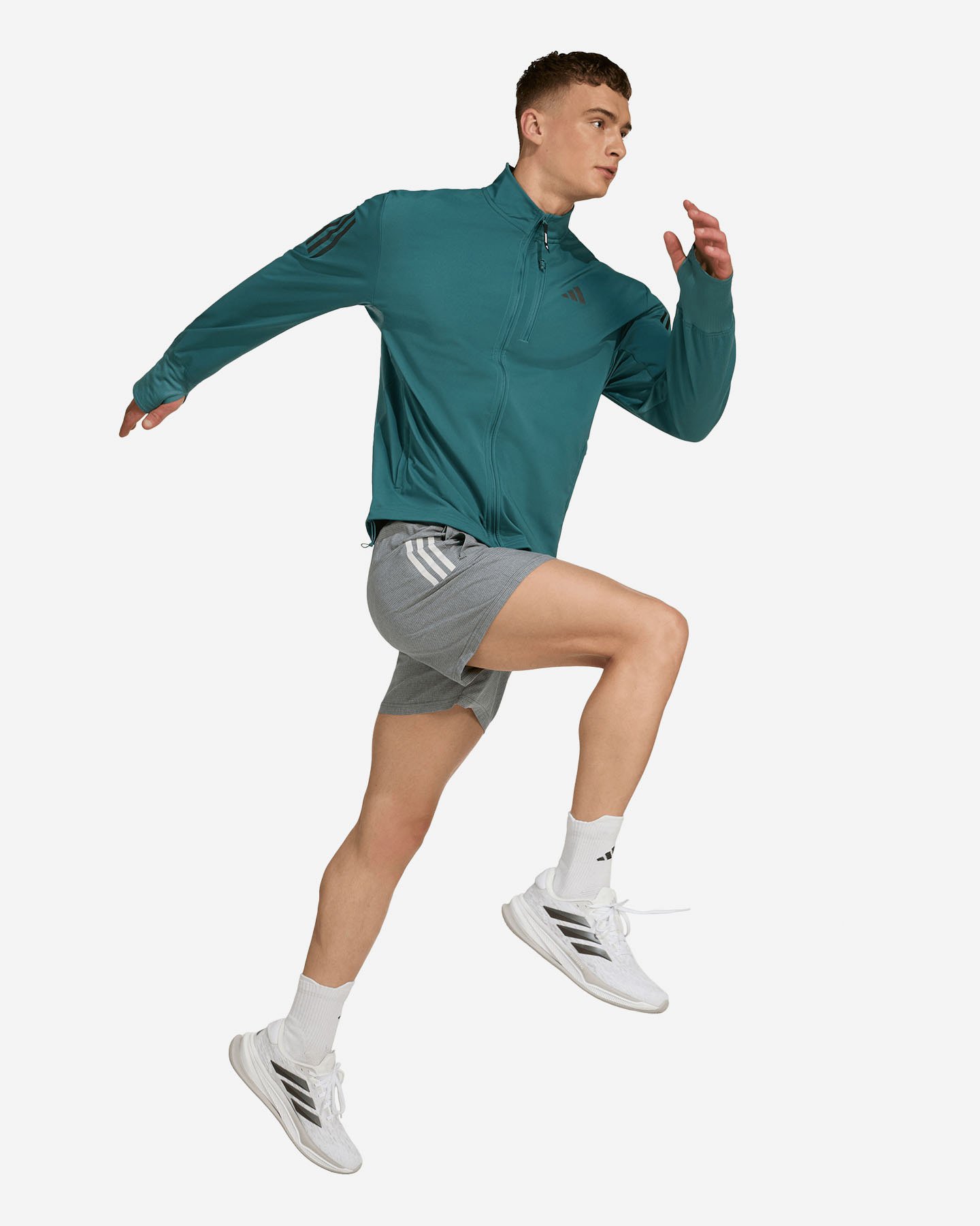 Giacca running ADIDAS OTR B WIN M - Verde - 3 | Cisalfa Sport