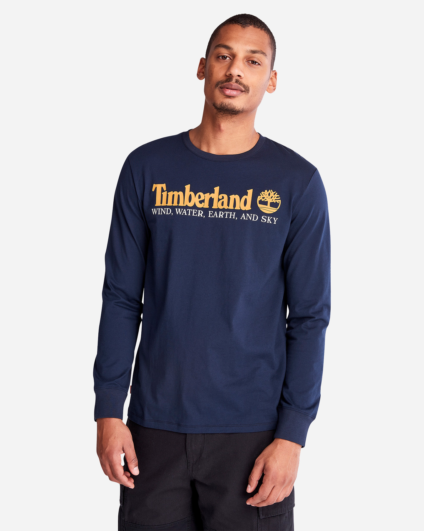 T-shirt TIMBERLAND LINEAR LOGO M - Blu - 1 | Cisalfa Sport