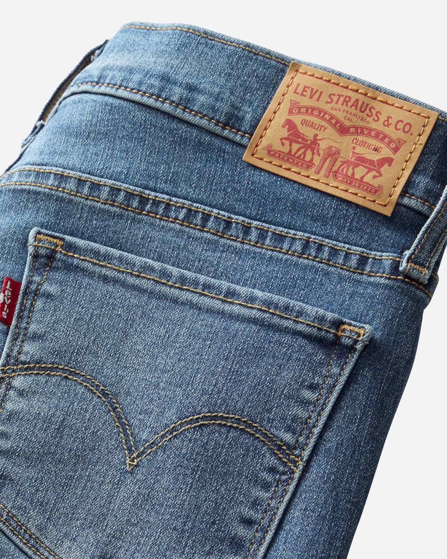 Jeans LEVI'S 314 SHAPING STRAIGHT L32 W - Denim - 4 | Cisalfa Sport