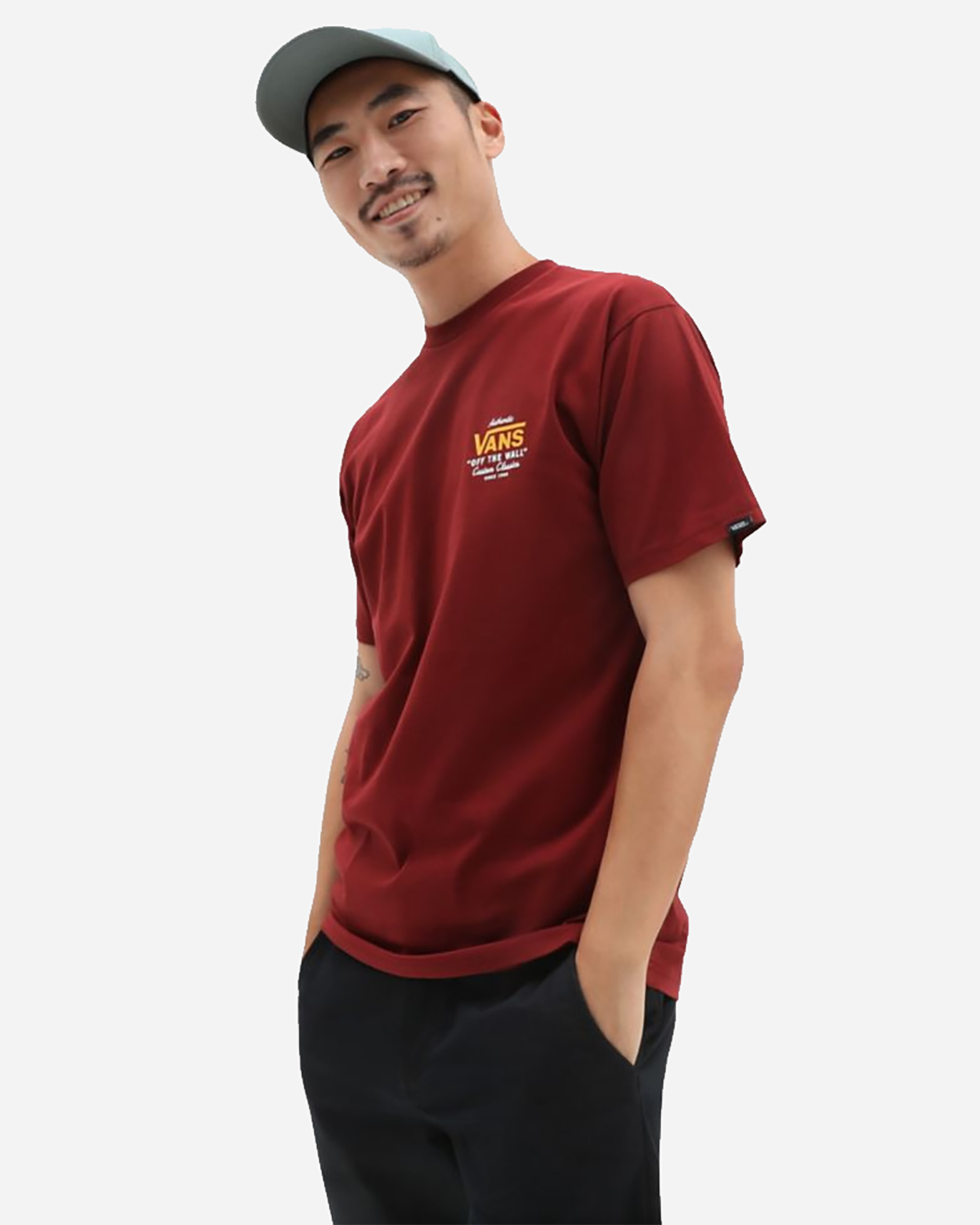 T-shirt VANS HOLDER CLASSIC M - Rosso - 0 | Cisalfa Sport