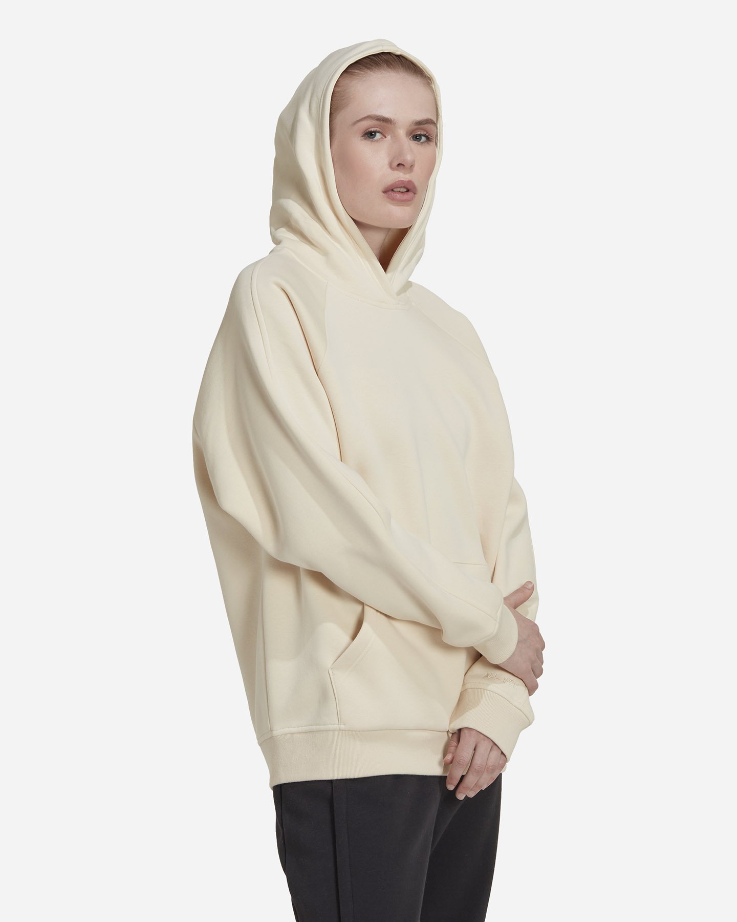 Felpa ADIDAS ALL SZN FLEECE W - Bianco - 3 | Cisalfa Sport