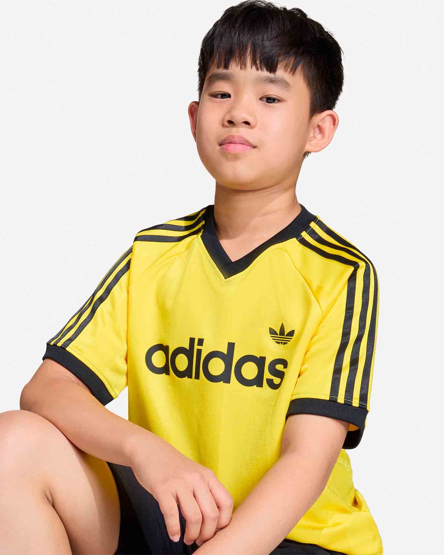 T-shirt ADIDAS BASIC JR - Giallo - 5 | Cisalfa Sport