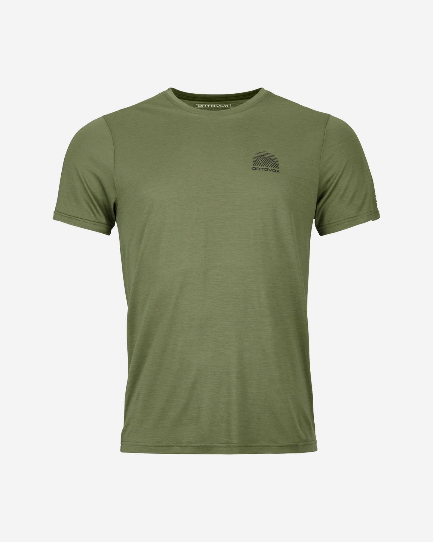 T-shirt ORTOVOX 120 COOL TEC MTN STRIPE M - Verde - 0 | Cisalfa Sport