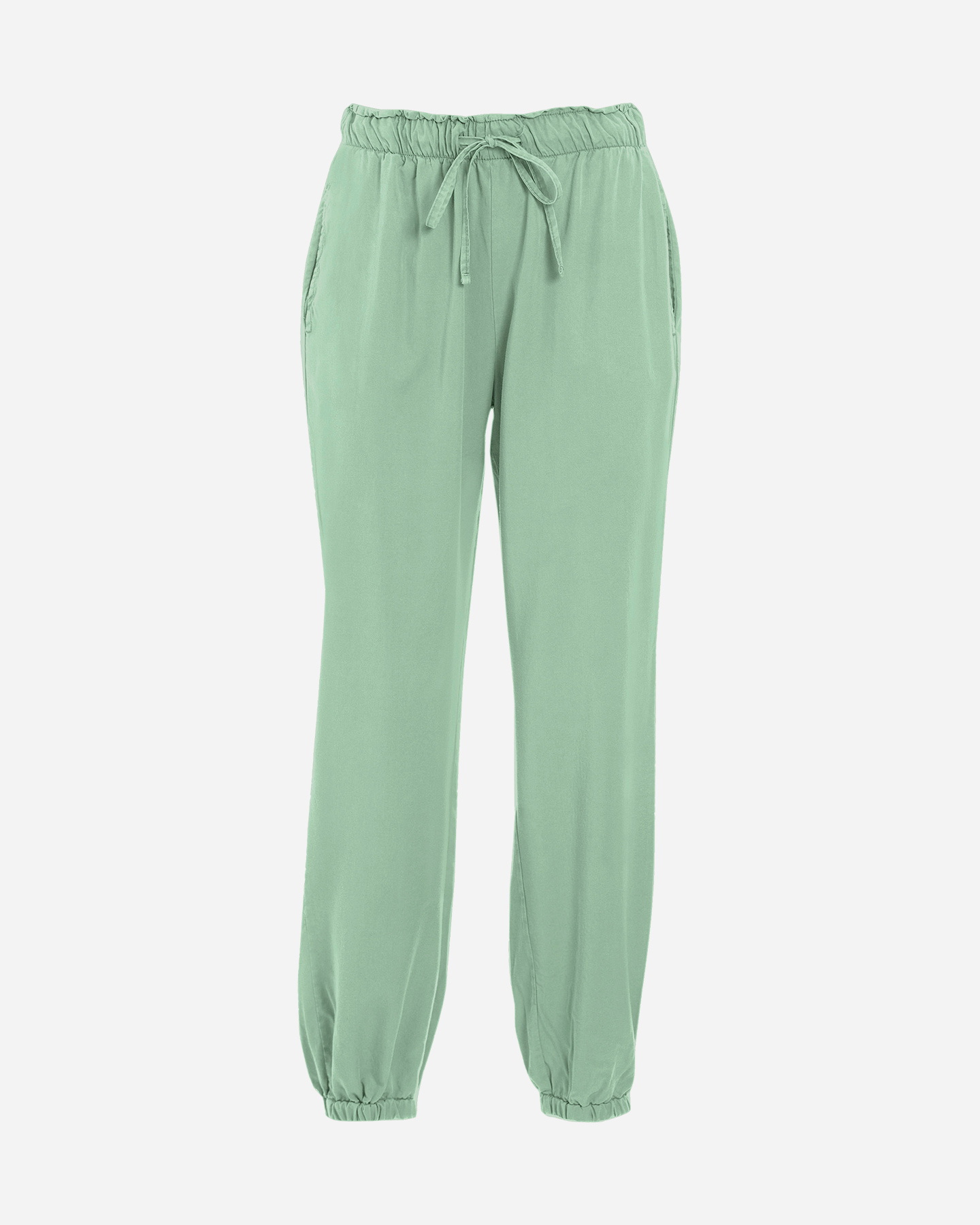 Pantalone DEHA TWILL TENCEL W - Verde - 0 | Cisalfa Sport
