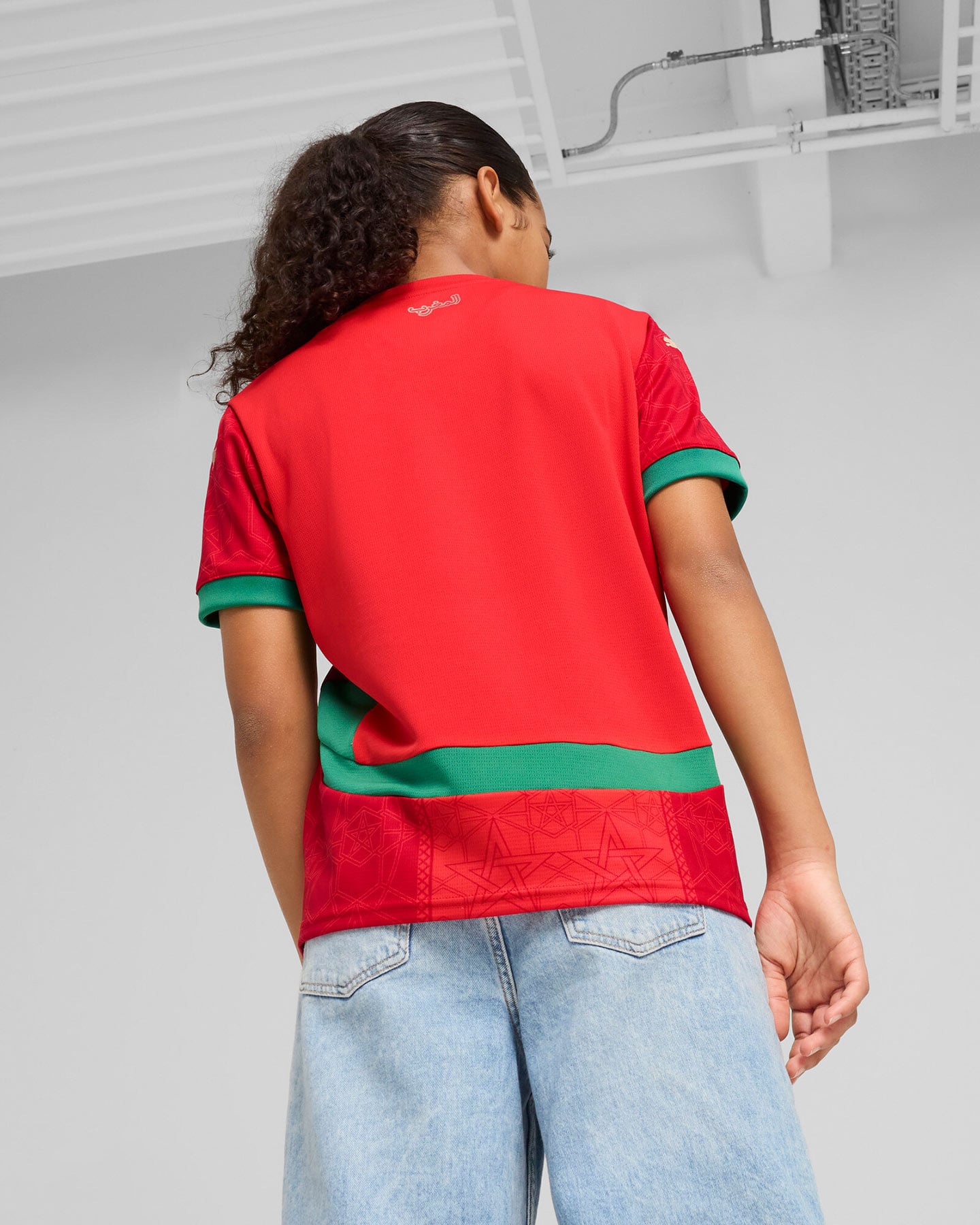 Maglia calcio ufficiale PUMA MAROCCO HOME REPLICA JR - Color mix - 3 | Cisalfa Sport