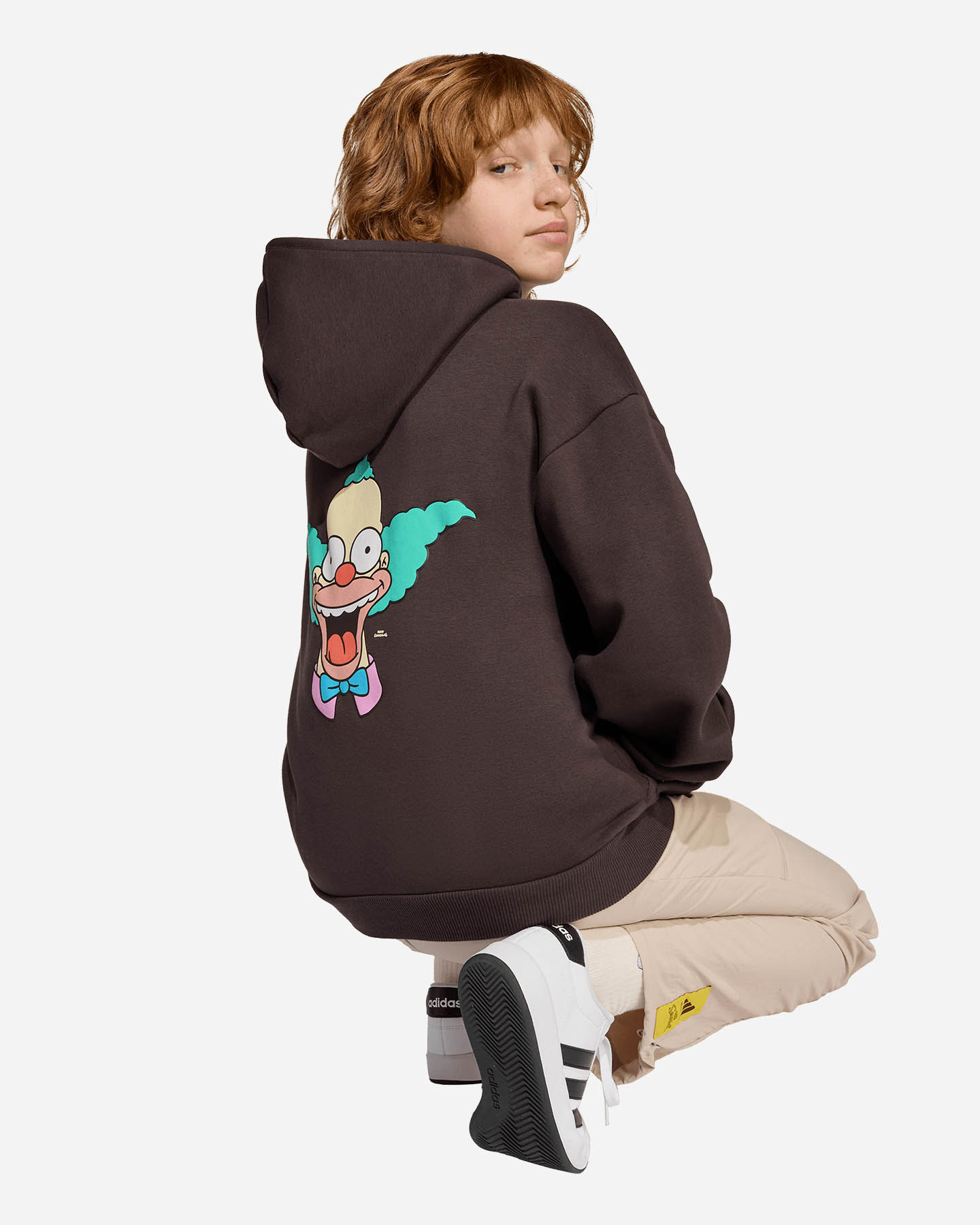 Felpa ADIDAS SIMPSONS JR - Marrone - 5 | Cisalfa Sport