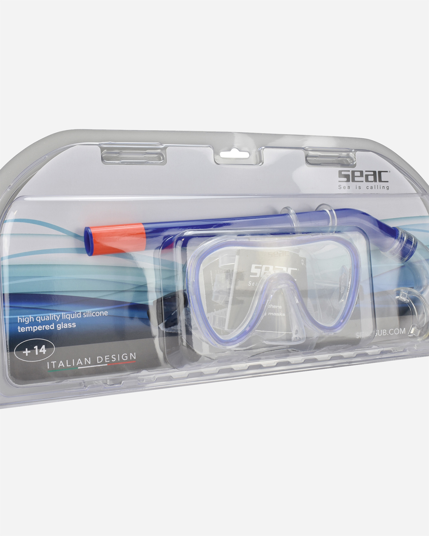 Kit snorkeling SEAC SET BIS SALINA  - Blu - 5 | Cisalfa Sport