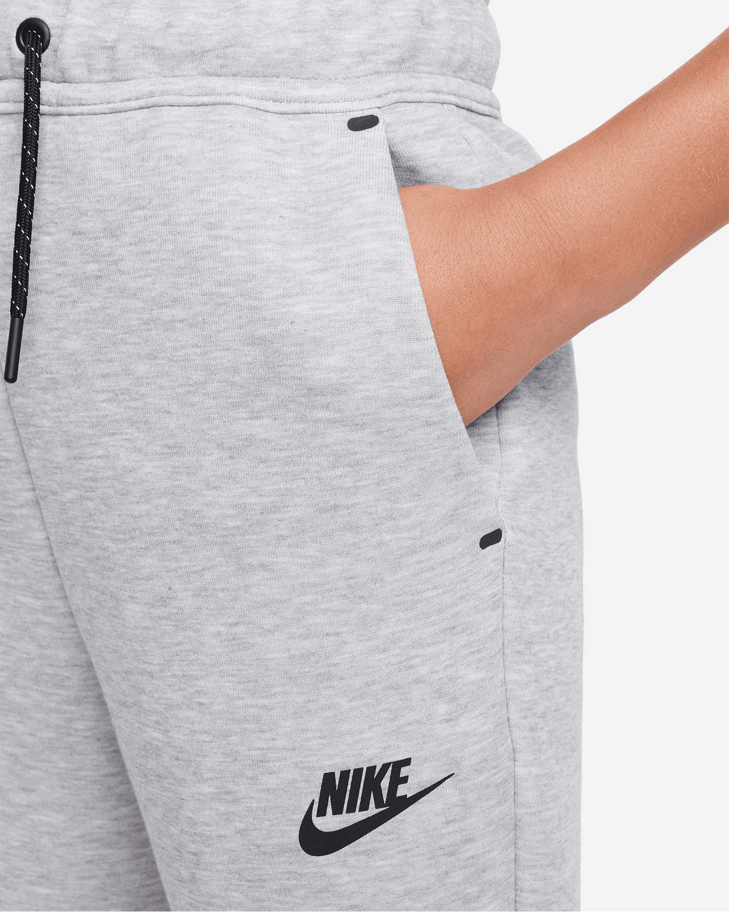 Pantalone NIKE TECH FLEECE 2 JR - Grigio - 2 | Cisalfa Sport