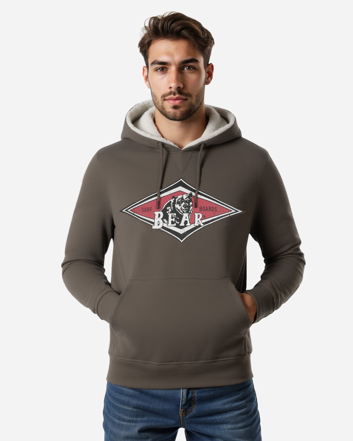 Felpa BEAR ESSENTIAL RIDER M - Verde - 2 | Cisalfa Sport