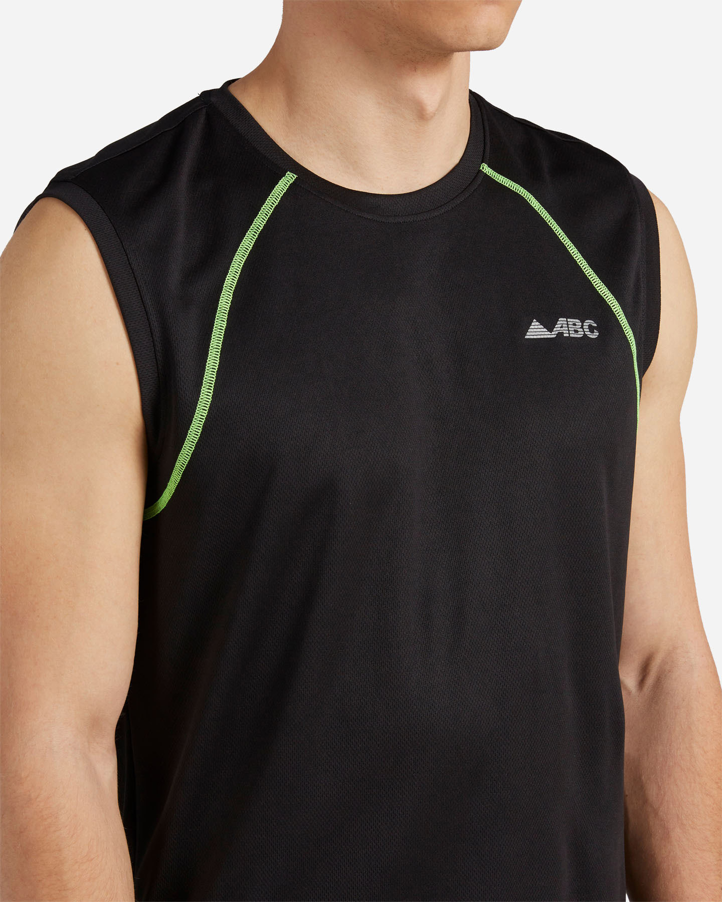 Canotta running ABC TEMPO M - Nero - 4 | Cisalfa Sport