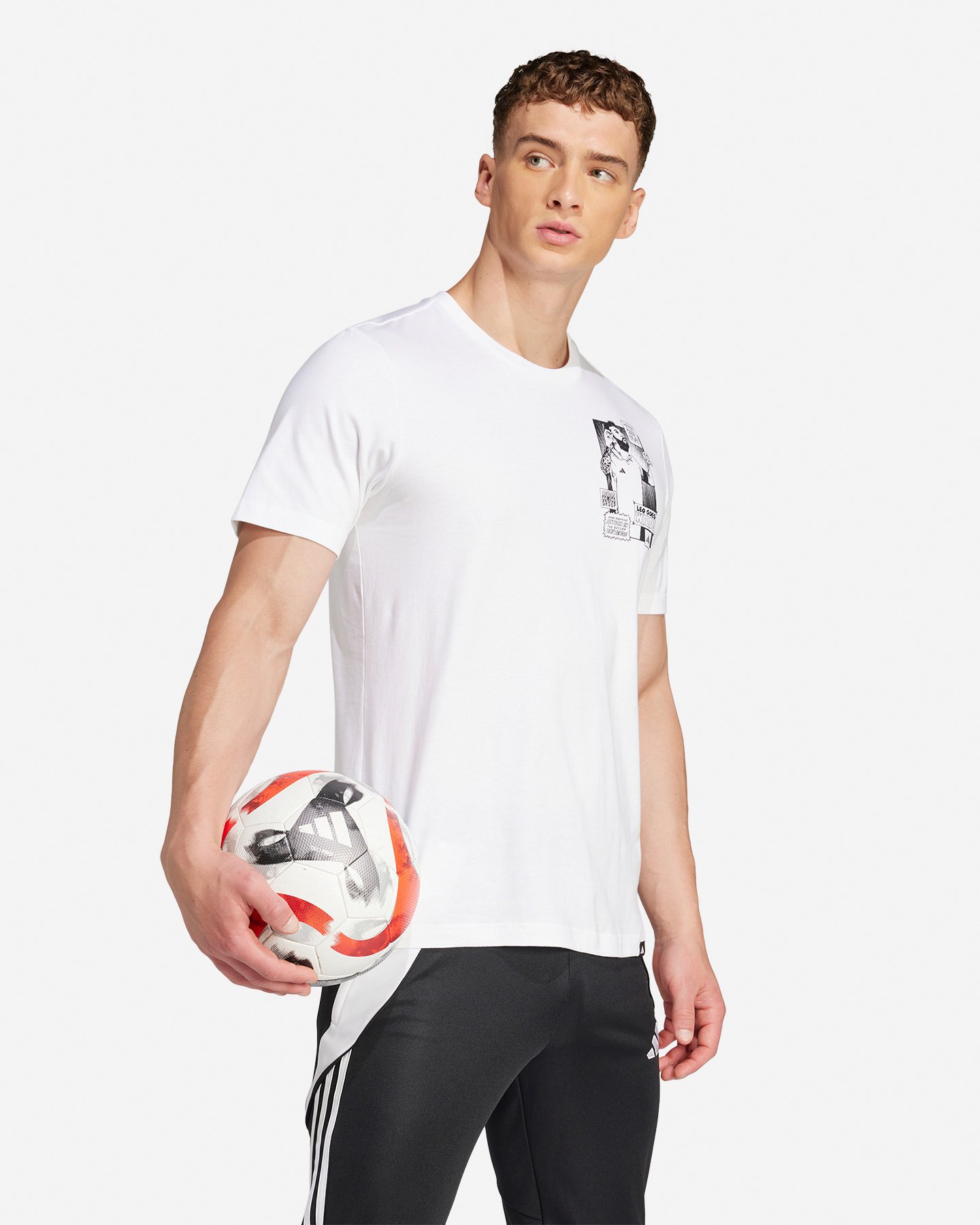 Maglia calcio ADIDAS MESSI ICON M - Bianco - 3 | Cisalfa Sport