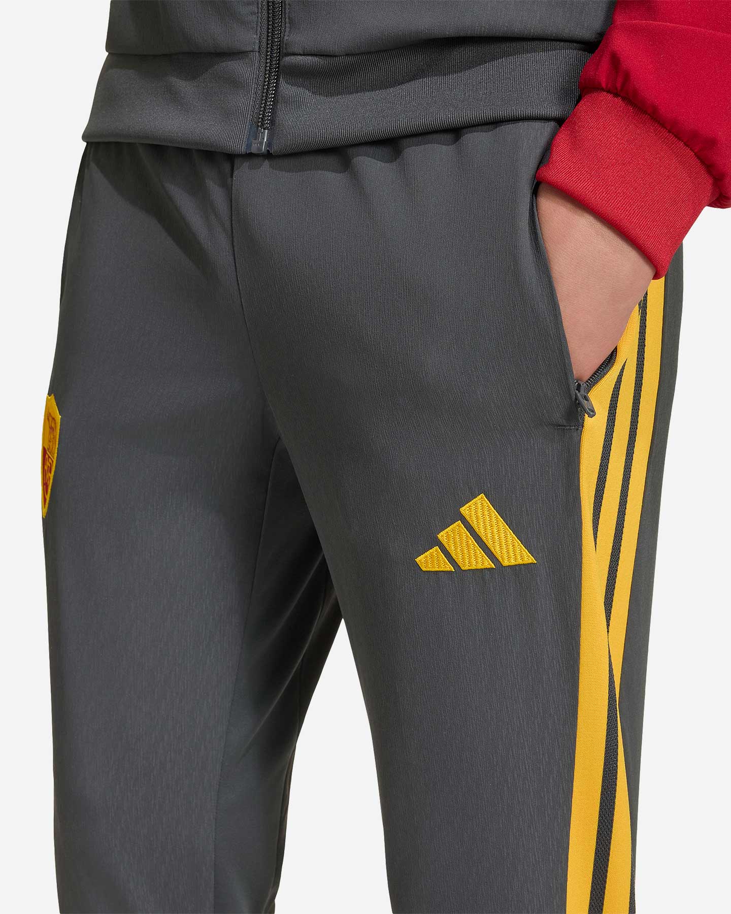Abbigliamento calcio ufficiale ADIDAS AS ROMA TIRO26 COMPETITION PRESENTATION 26-27 JR - 4 | Cisalfa Sport
