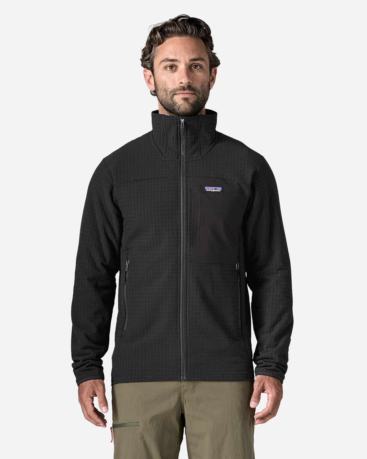 Pile PATAGONIA R2 TECHFACE M - Nero - 1 | Cisalfa Sport