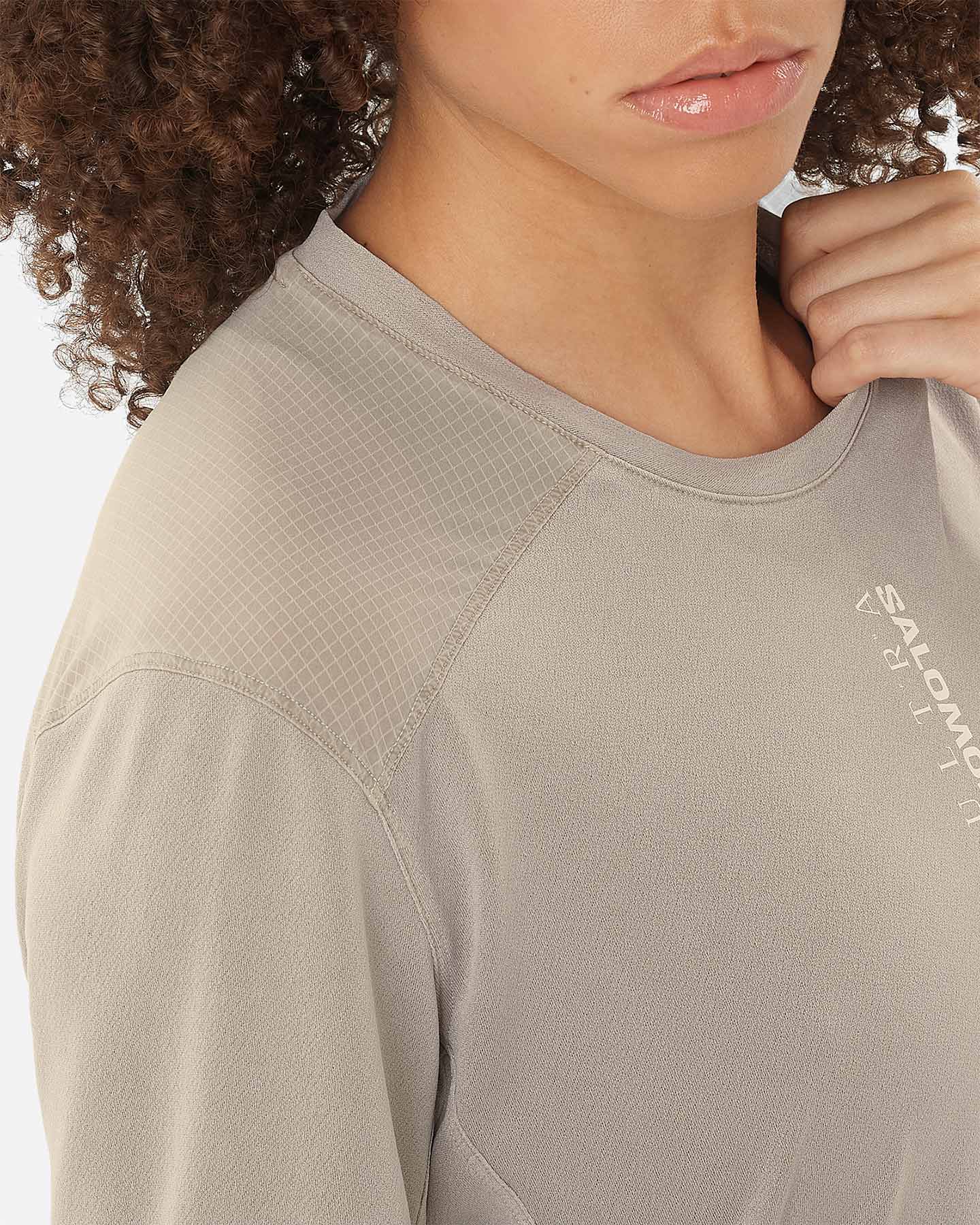 T-shirt running SALOMON ULTRA W - Marrone - 2 | Cisalfa Sport