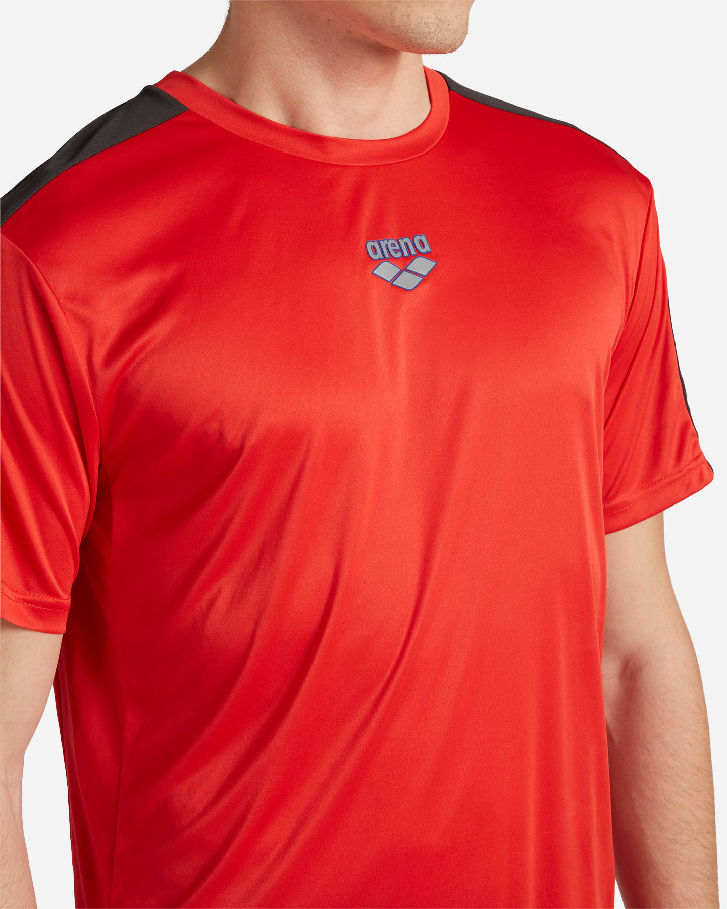 T-shirt running ARENA ATHLETIC RUN M - Rosso - 4 | Cisalfa Sport