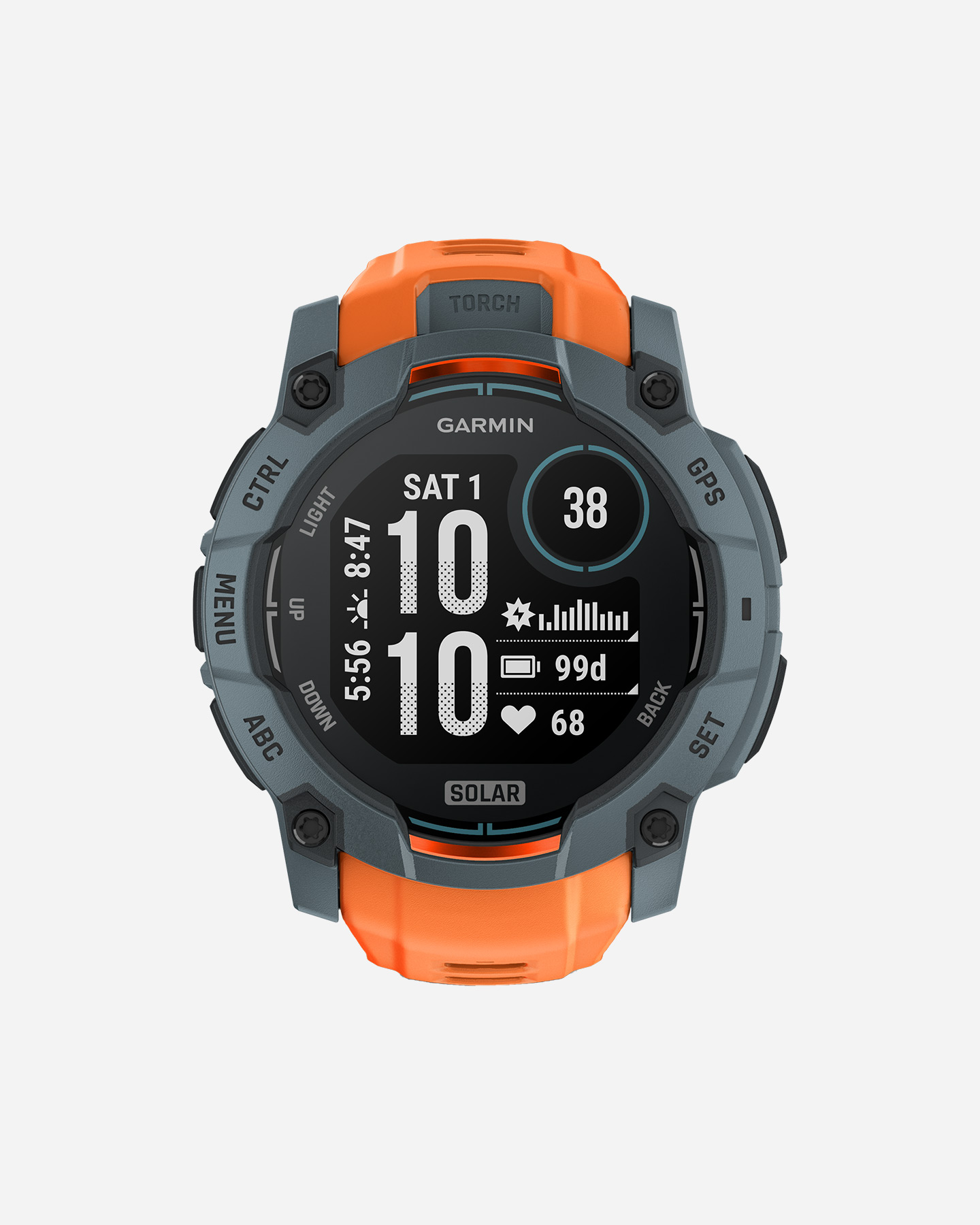 Orologio multifunzione GARMIN INSTINCT 3 50MM SOLAR  - Arancione - 0 | Cisalfa Sport