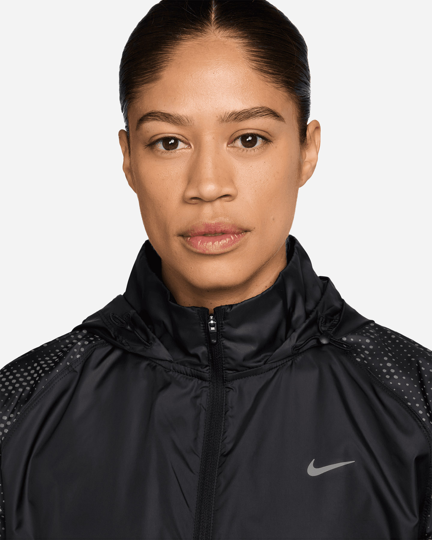 Giacca running NIKE TEMPO REPEL W - Nero - 2 | Cisalfa Sport