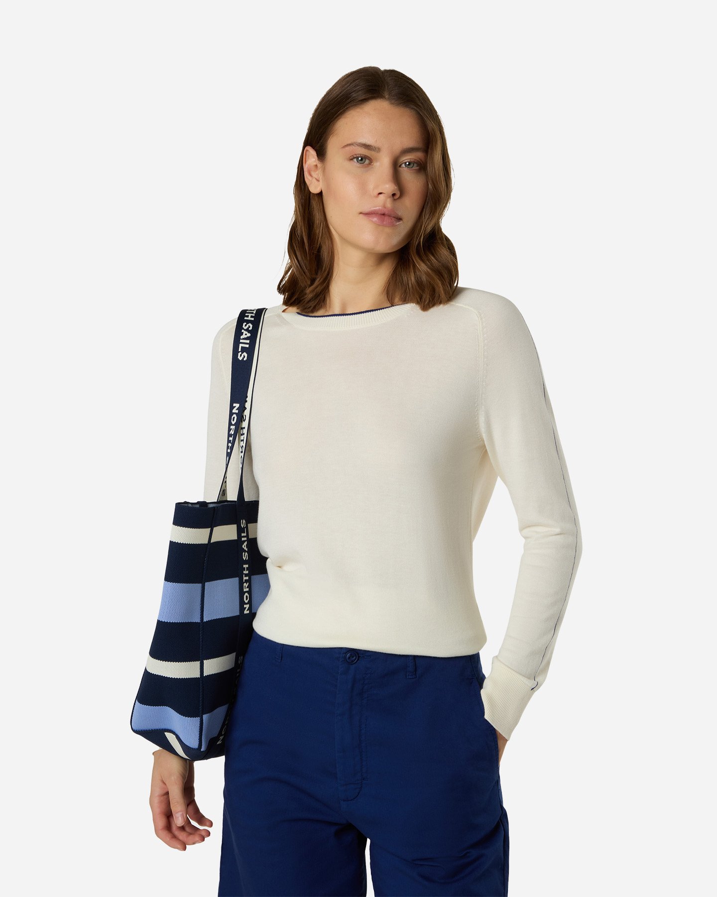 Maglione NORTH SAILS BASIC W - Bianco - 4 | Cisalfa Sport