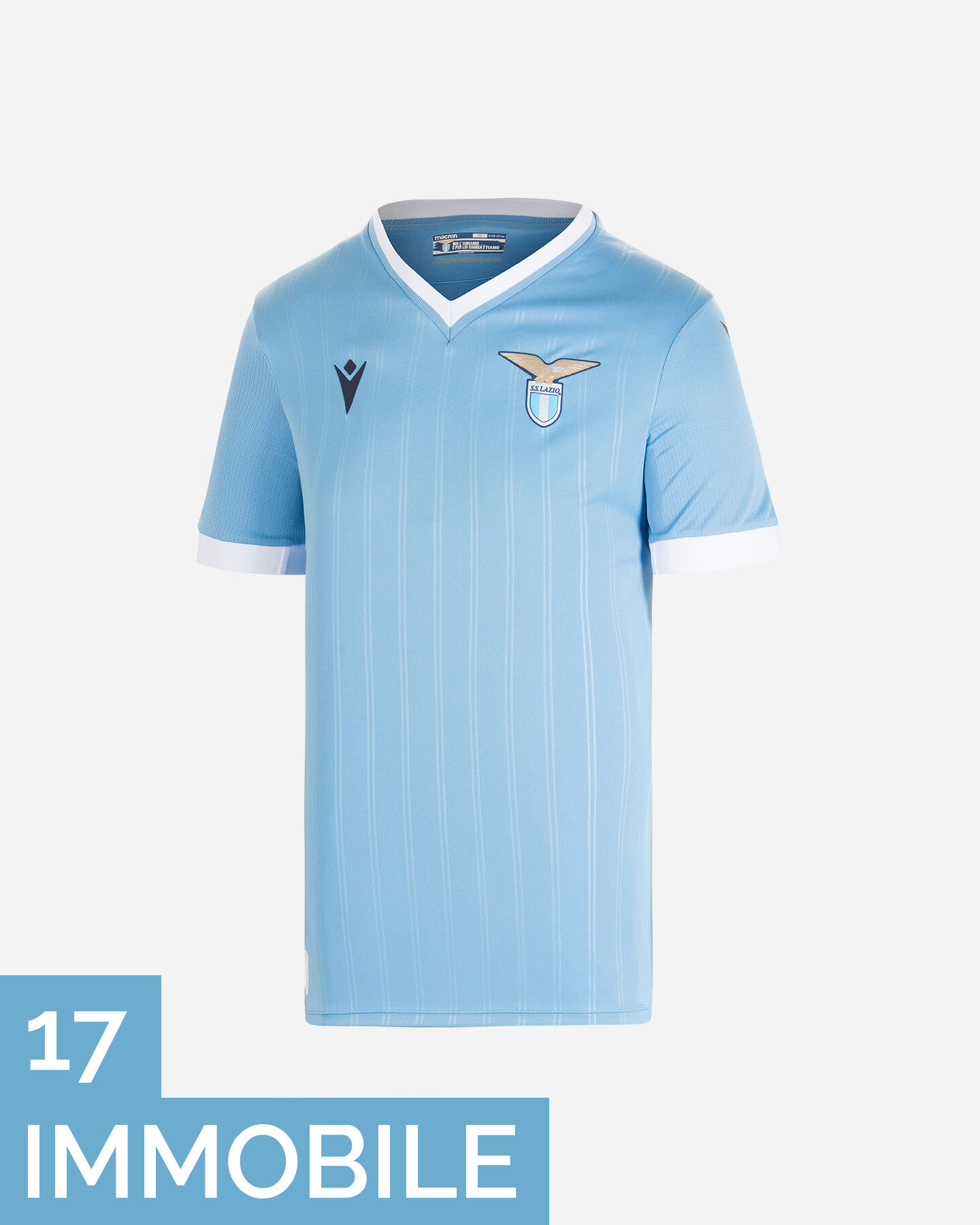 null MACRON LAZIO IMMOBILE HOME 21-22 M null 0 | Cisalfa Sport