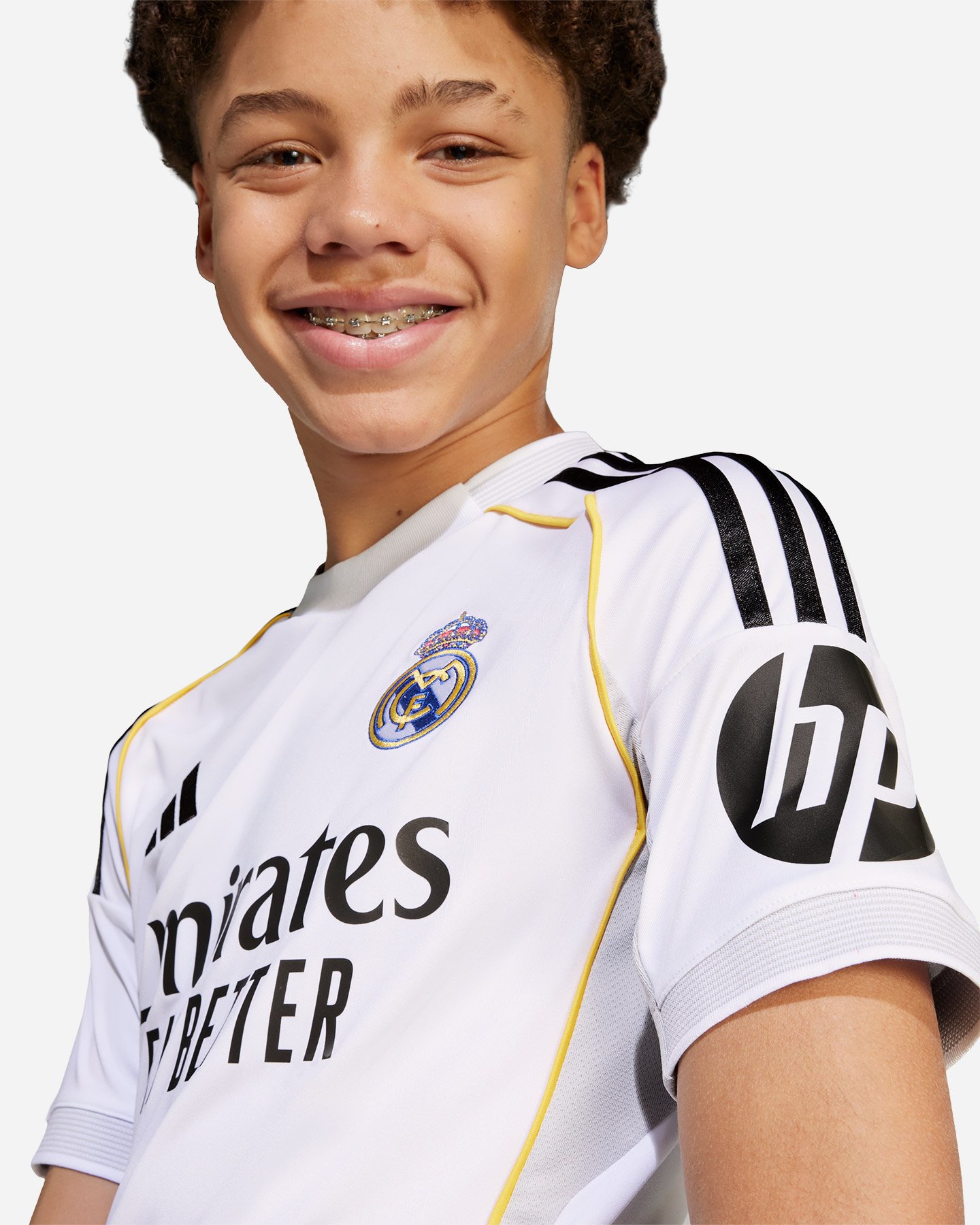 Maglia calcio ufficiale ADIDAS REAL MADRID HOME 25-26 JR - Bianco - 2 | Cisalfa Sport