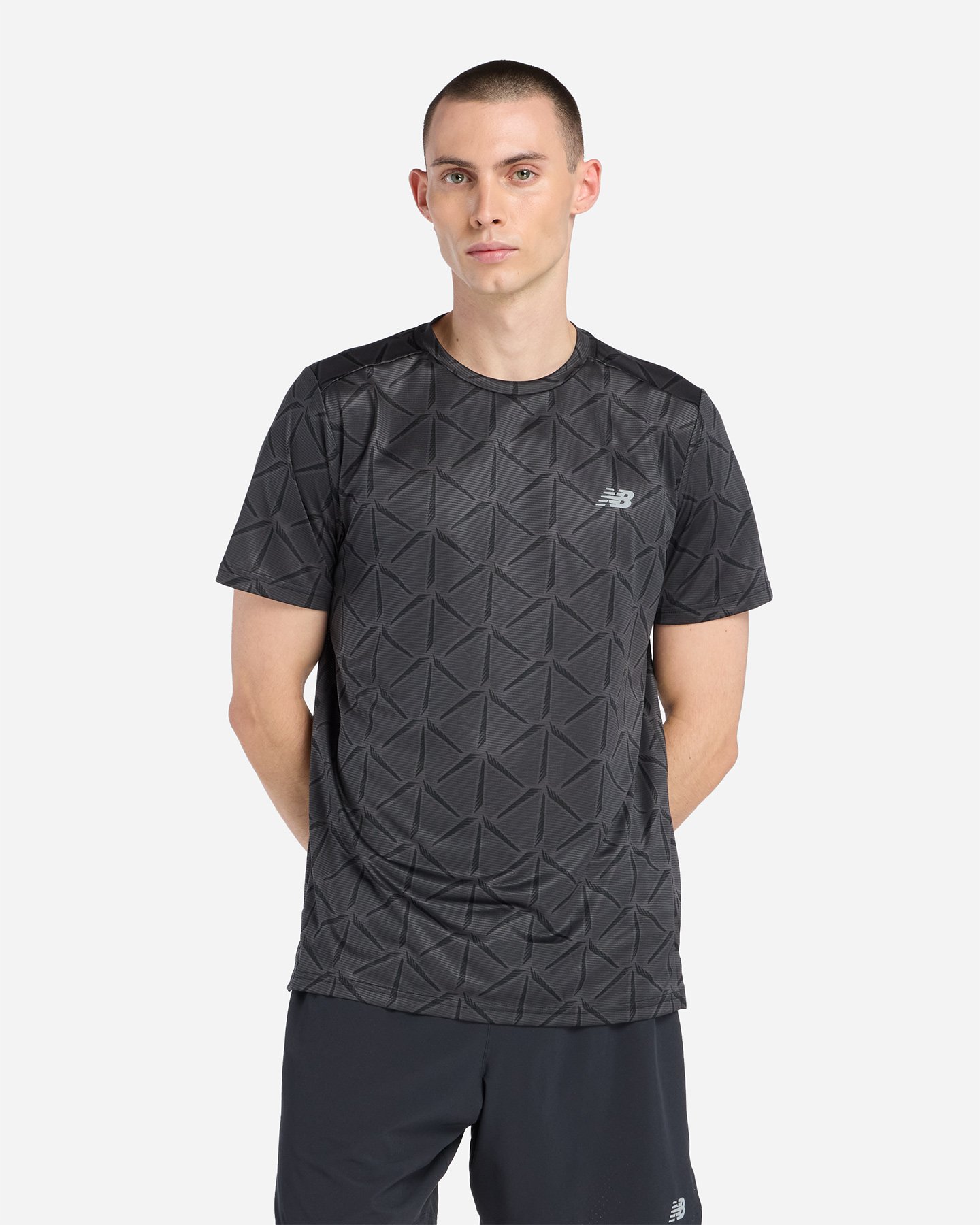 Sport Essential M - T-shirt Running - Uomo - Nero
