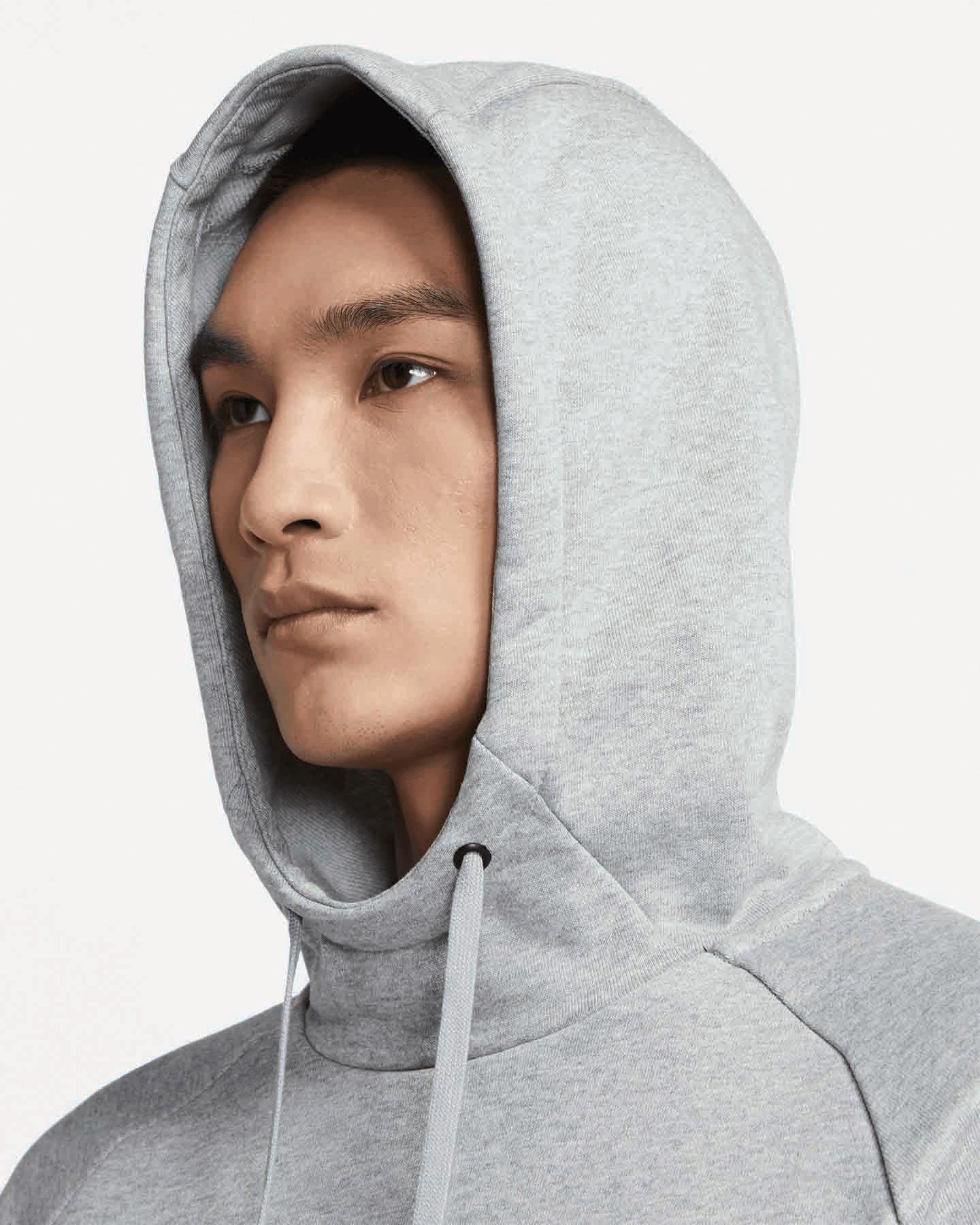 Felpa training NIKE DRI FIT SWOOSH TRAIN HOODIE M - Grigio - 2 | Cisalfa Sport