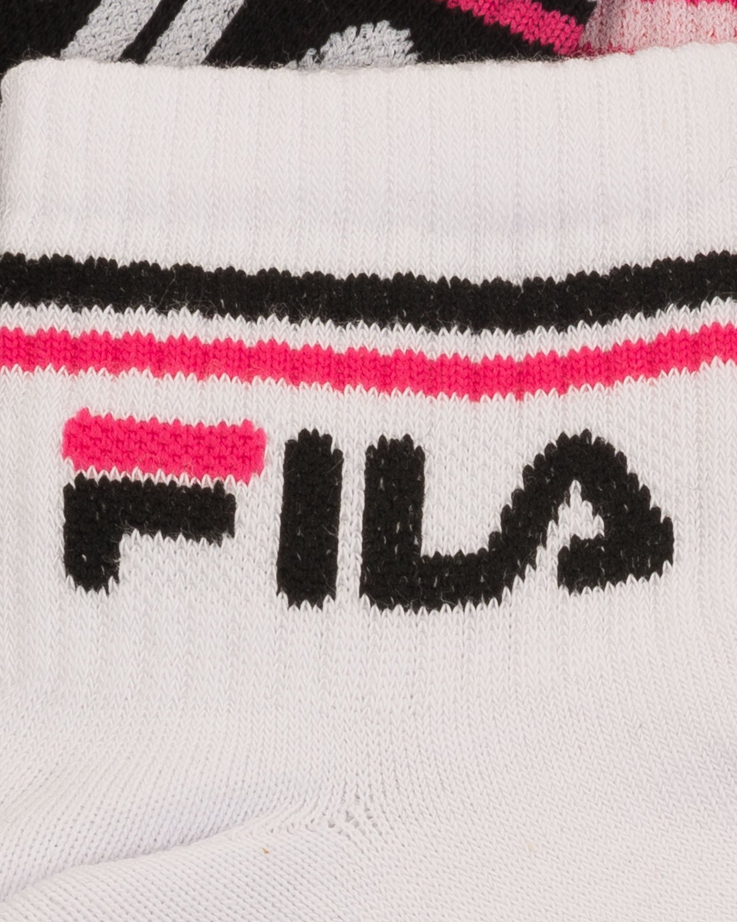 Calze FILA 3PACK QUARTER JR - Rosa - 1 | Cisalfa Sport