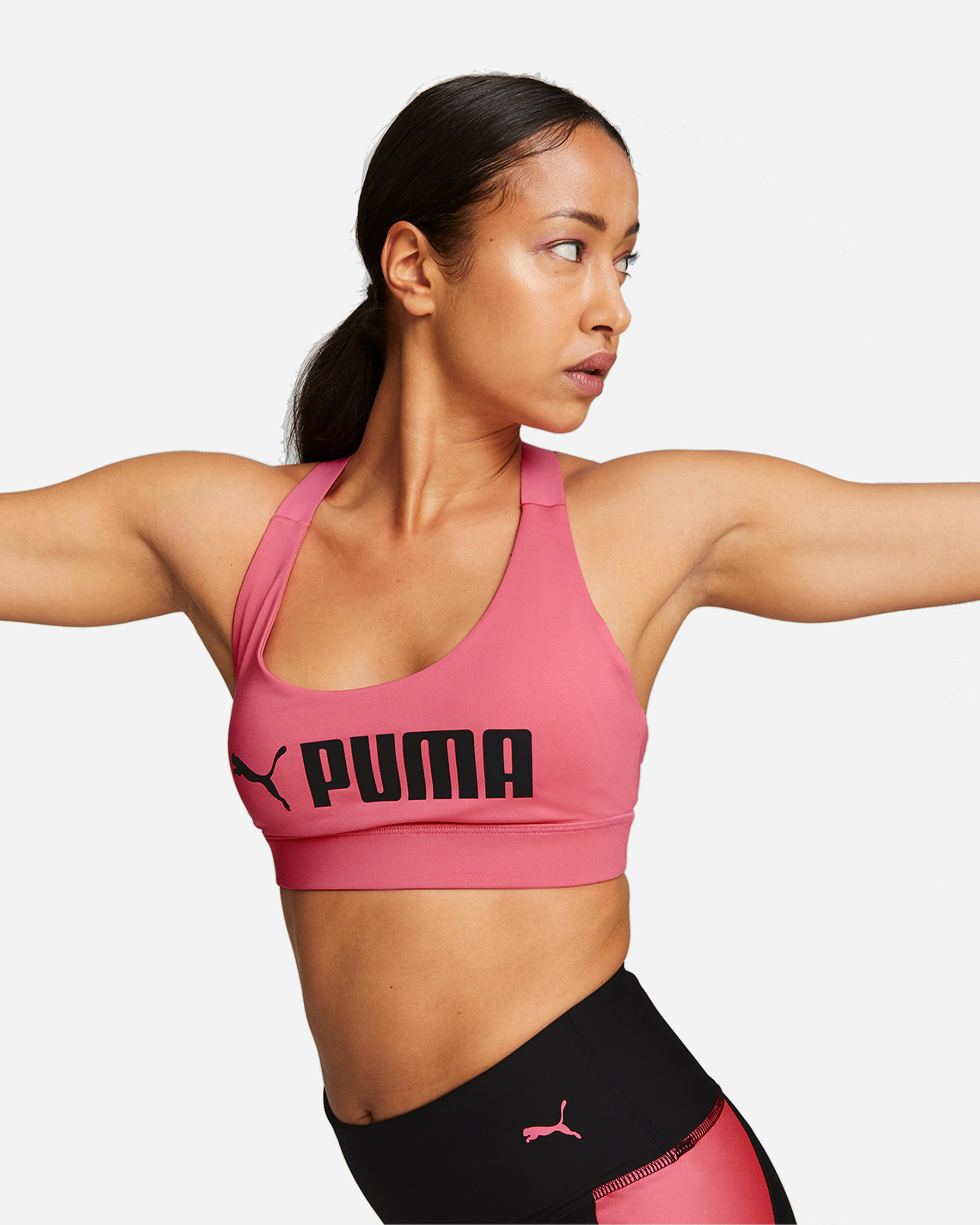 Bra training PUMA CROSSED ELASTIC BLOGO W - 8 | Cisalfa Sport