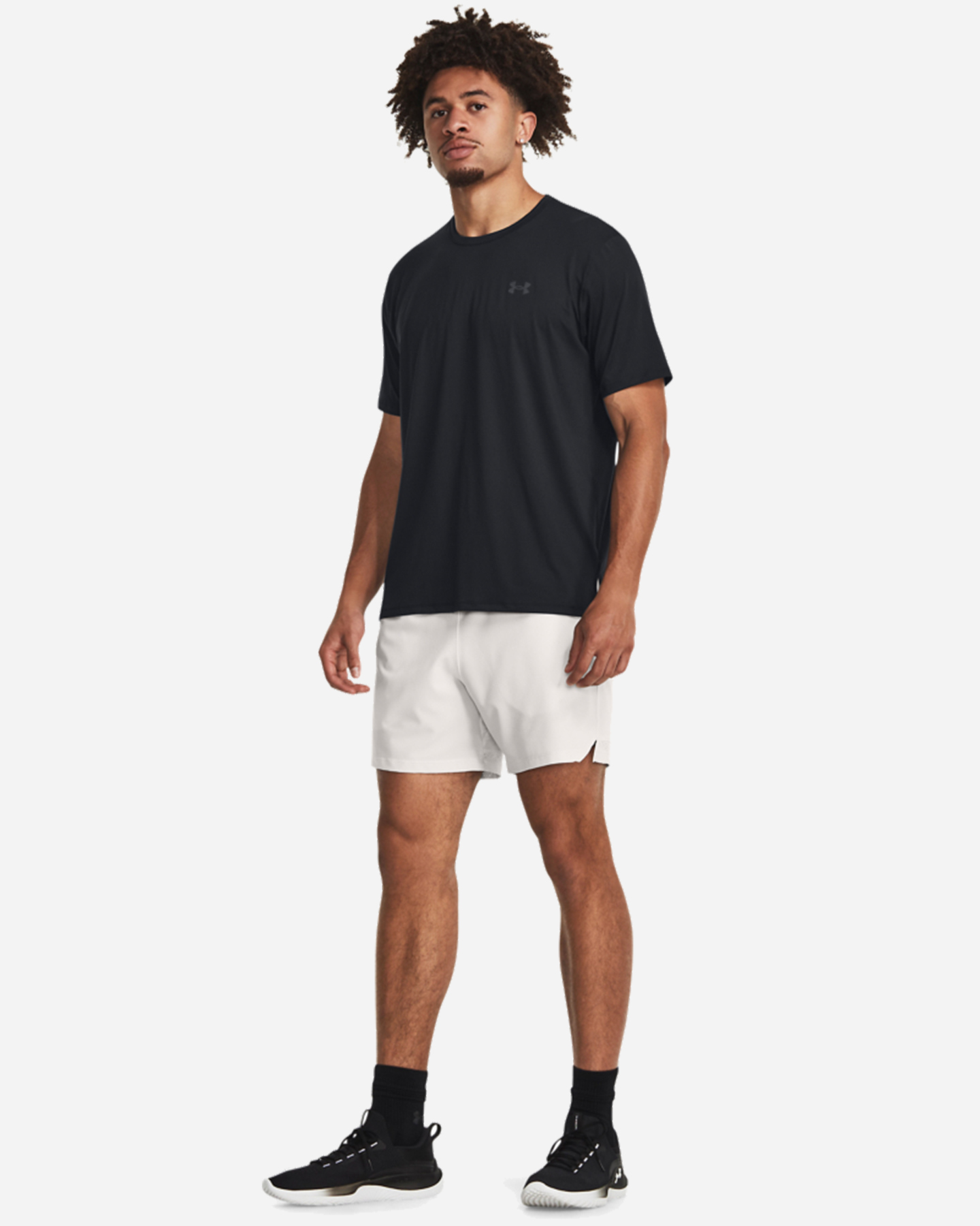 T-shirt training UNDER ARMOUR MOTION M - Nero - 4 | Cisalfa Sport