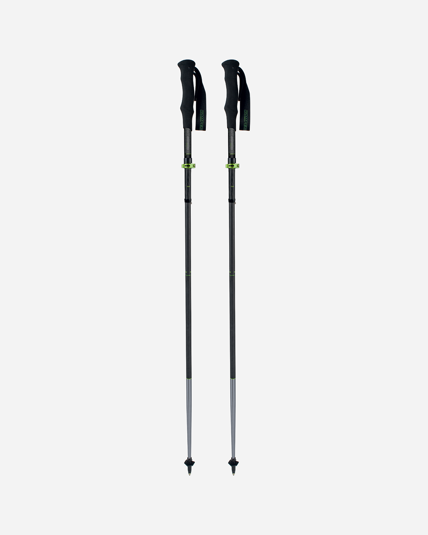 Bastoncini trekking KOMPERDELL TRAILSTICK CARBON C4 VARIO ROCK - Nero - 0 | Cisalfa Sport