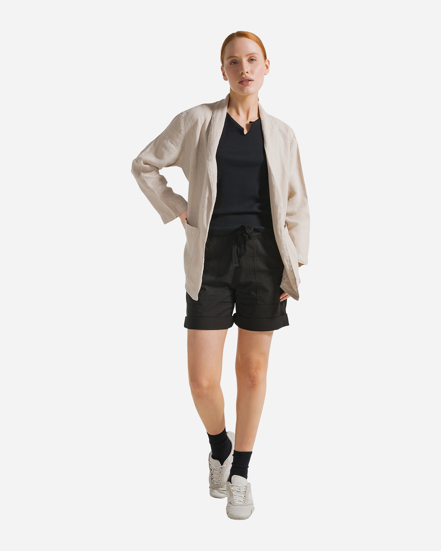 Pantaloncini DEHA BASIC W - Nero - 3 | Cisalfa Sport