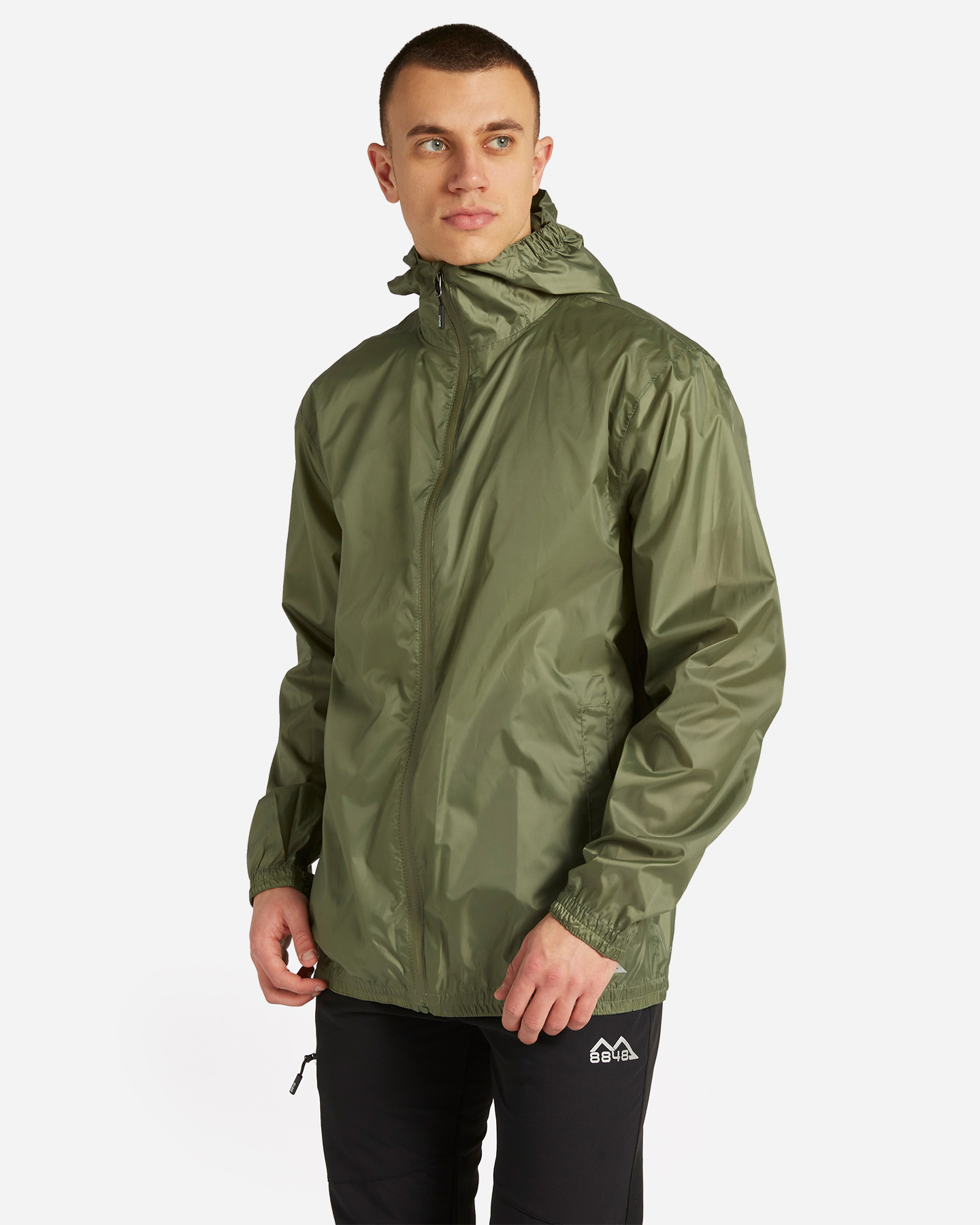 Giacca antipioggia 8848 RAIN PACKABLE M - Verde - 0 | Cisalfa Sport