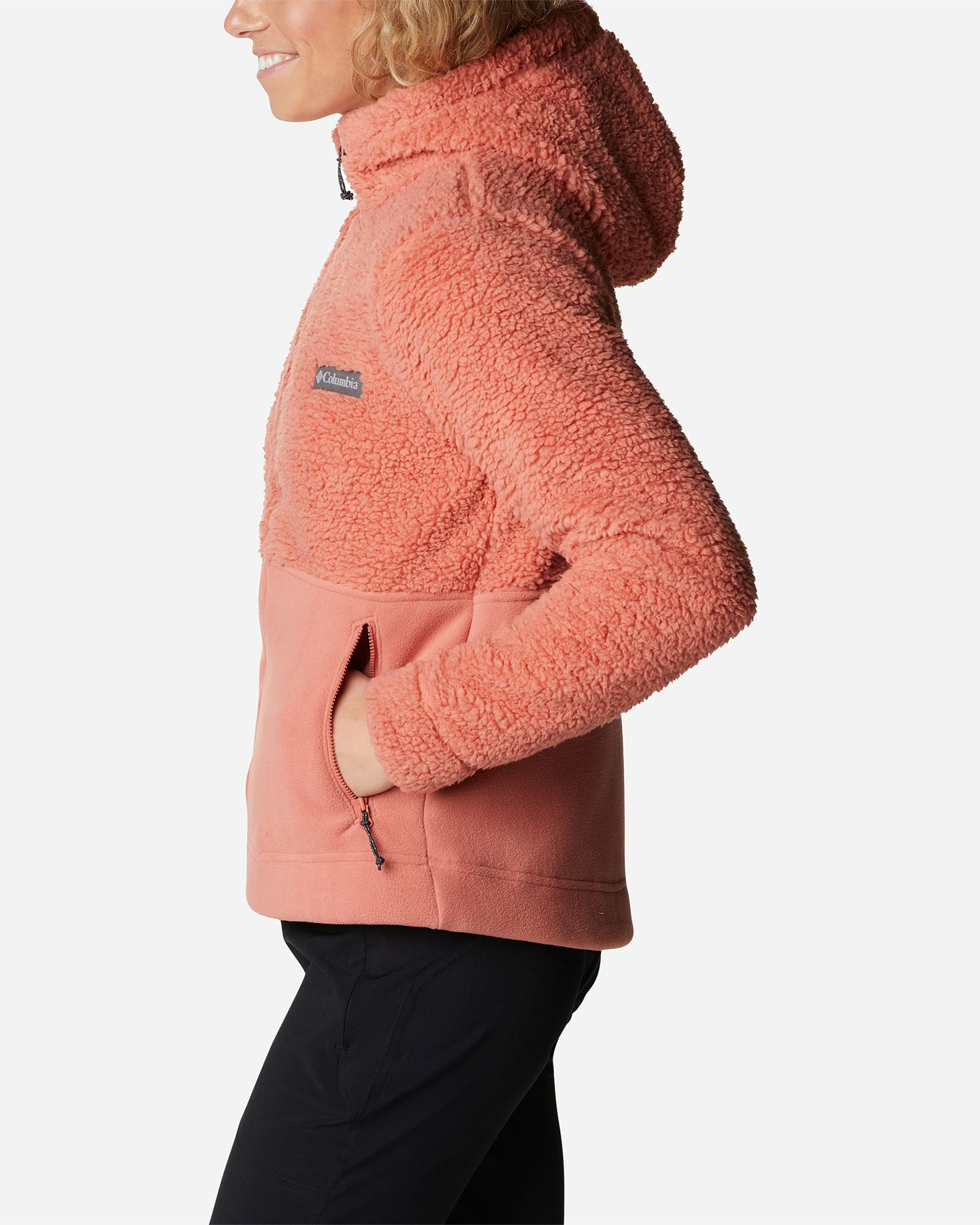 Felpa COLUMBIA FZ HYBRID SHERPA&PILE W - Rosso - 2 | Cisalfa Sport