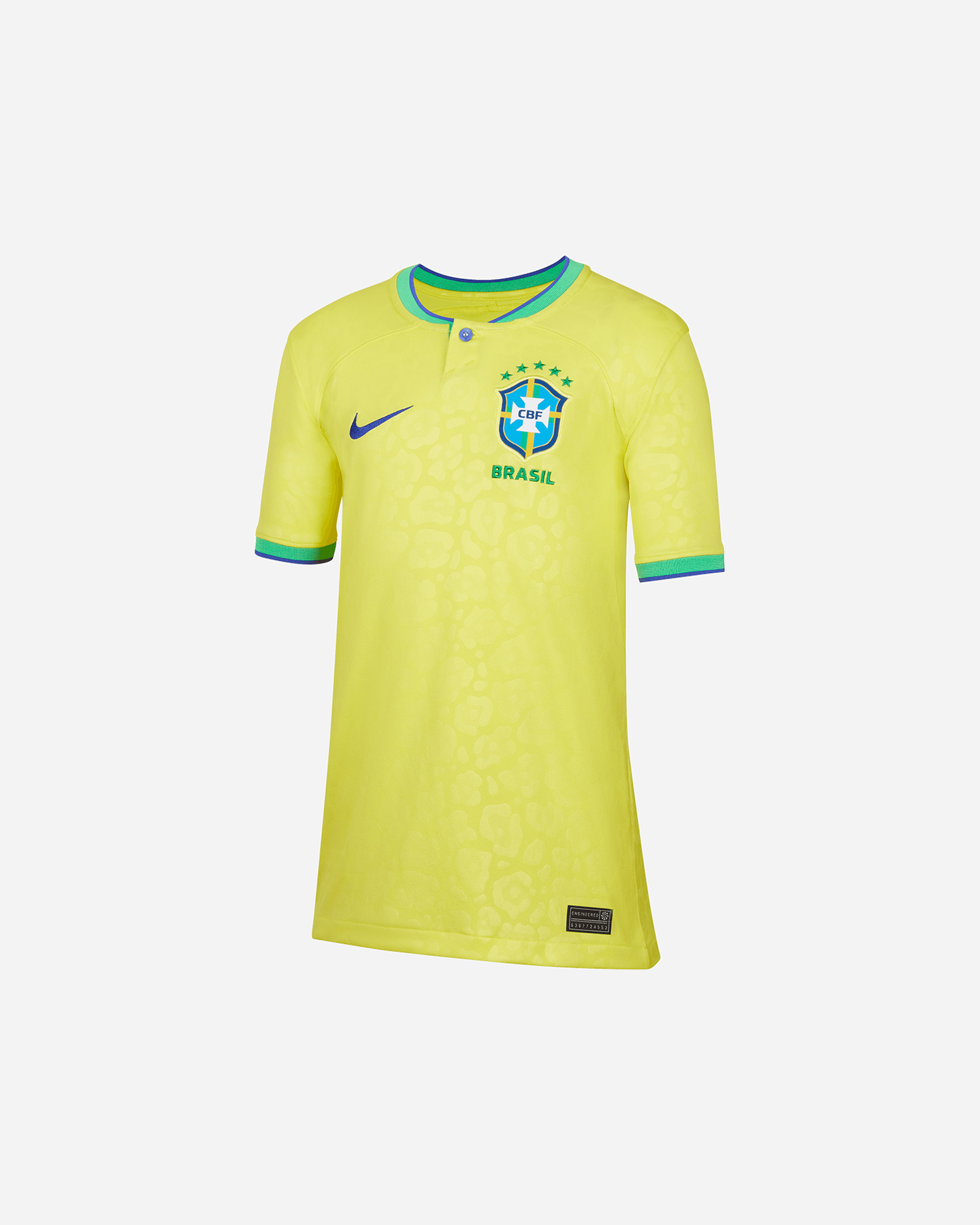 Maglia calcio ufficiale NIKE DRI FIT BRASILE HOME 22-23 JR - Giallo - 0 | Cisalfa Sport