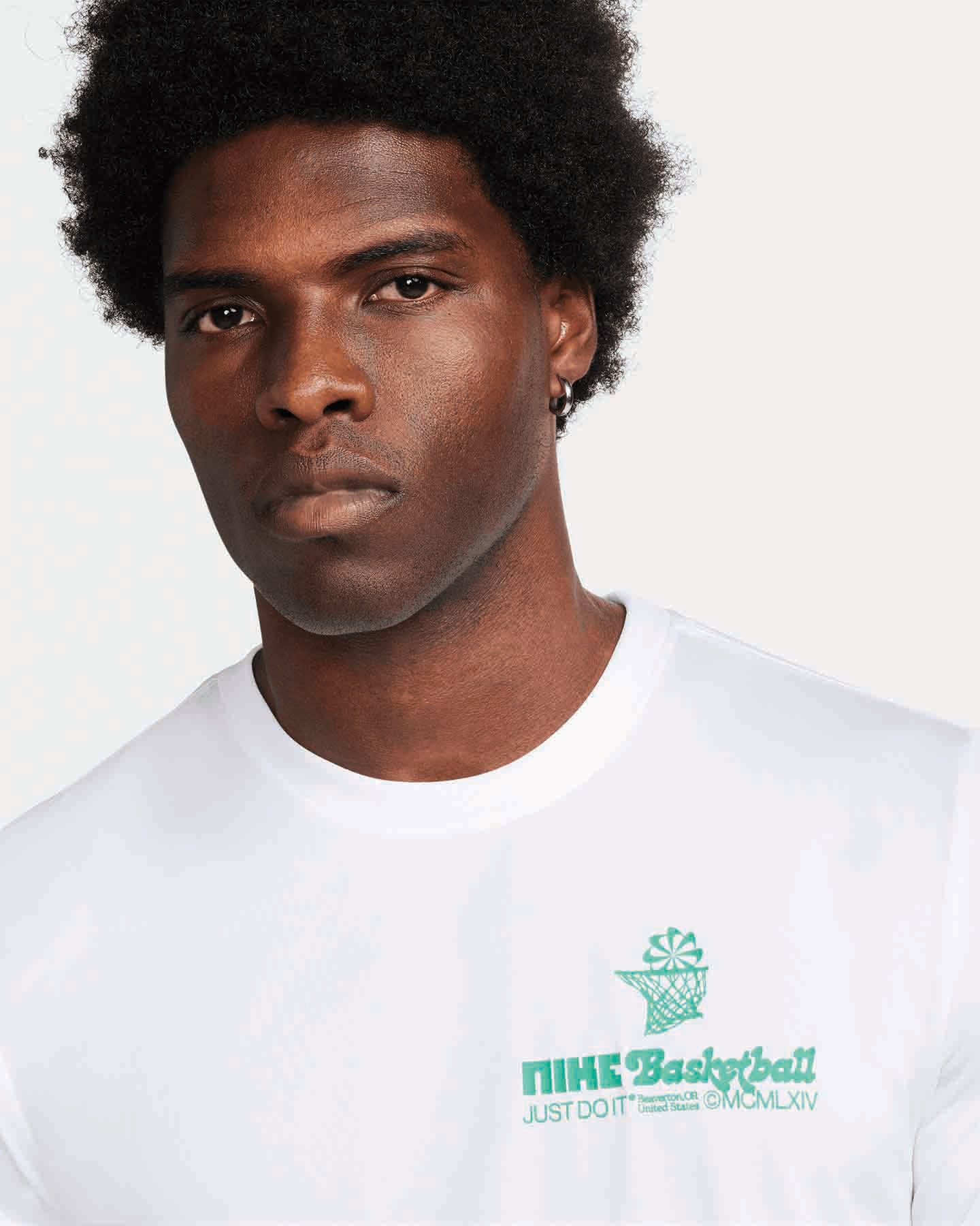 Maglia basket NIKE DRI FIT POWER M - Bianco - 2 | Cisalfa Sport