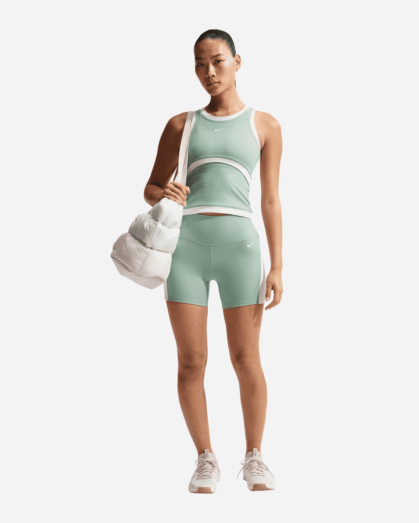 Short training NIKE DRI FIT ONE 5IN W - Verde - 1 | Cisalfa Sport