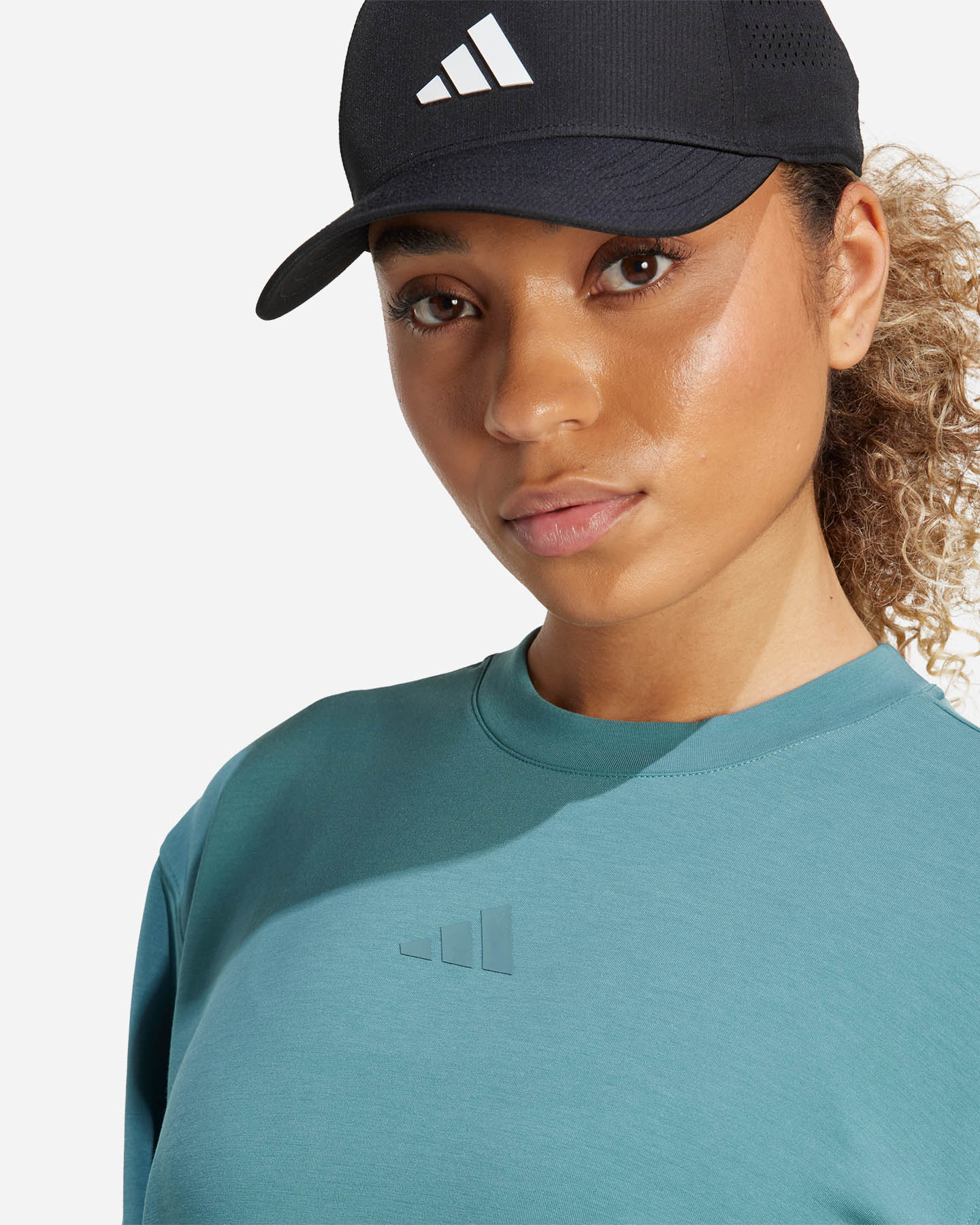 Felpa training ADIDAS CREW D4T W - Verde - 4 | Cisalfa Sport