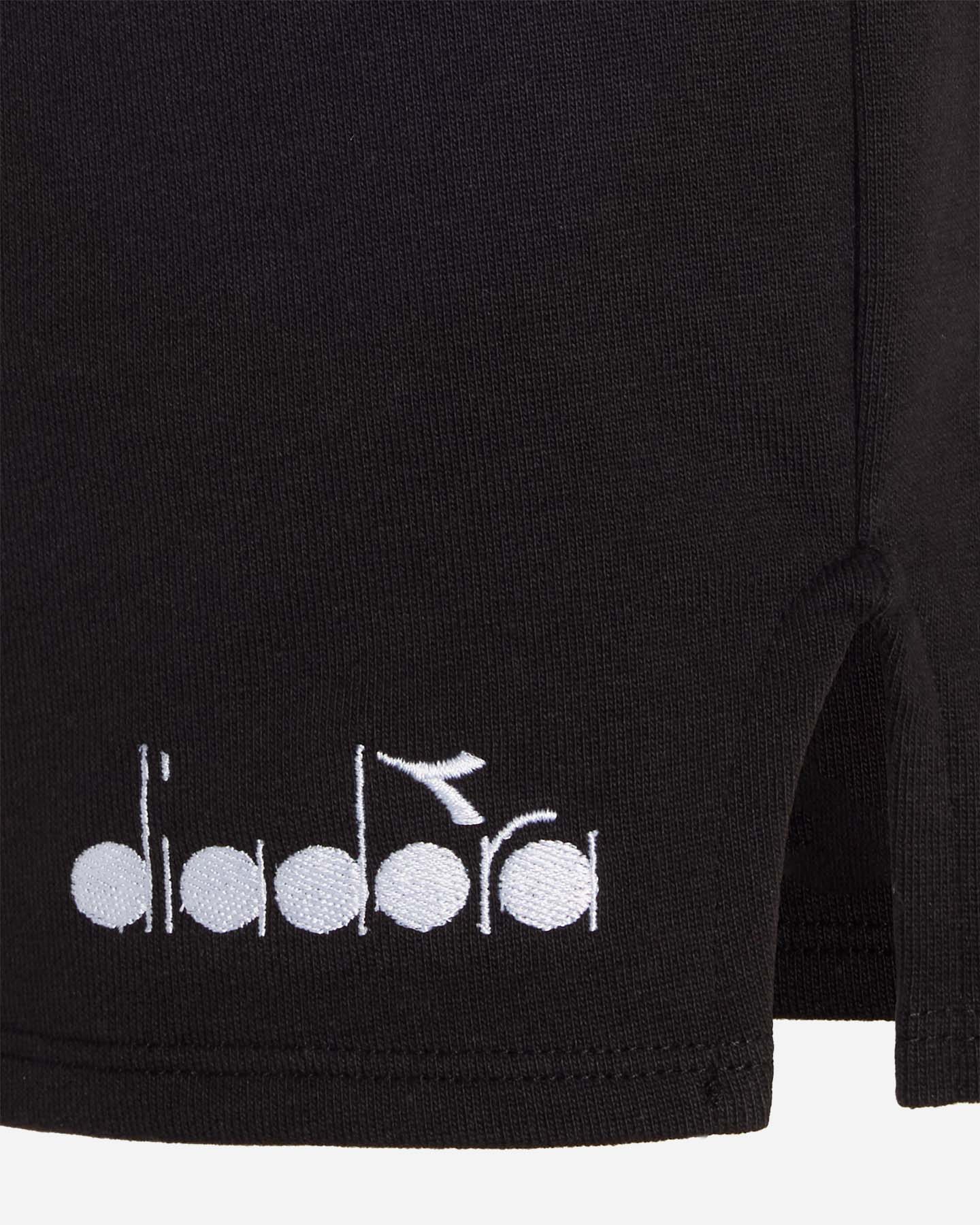 Pantaloncini DIADORA BASIC W - Nero - 2 | Cisalfa Sport