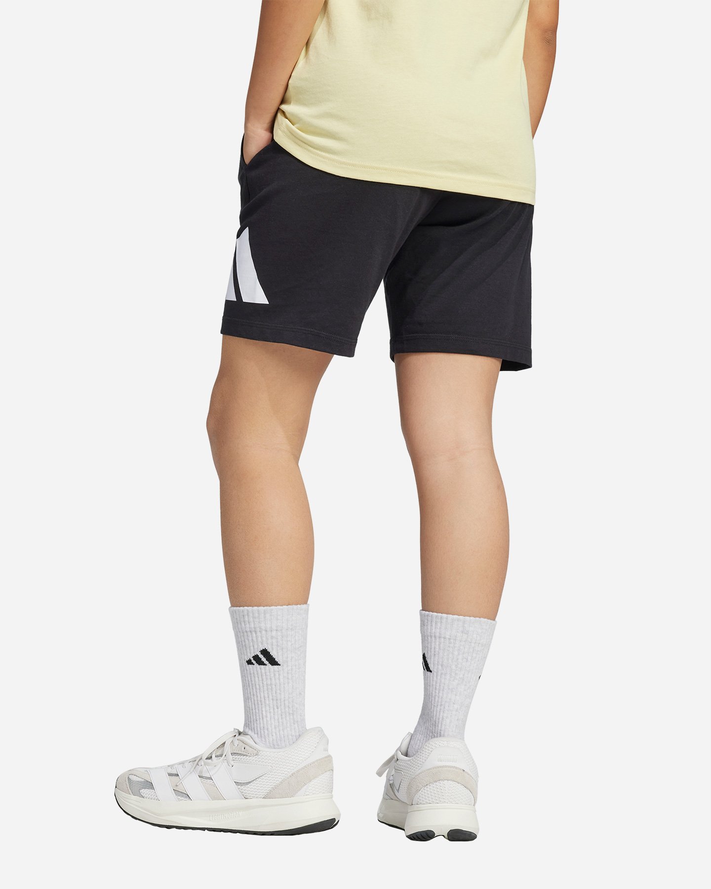 Pantaloncini ADIDAS BIG LOGO JR - Nero - 1 | Cisalfa Sport