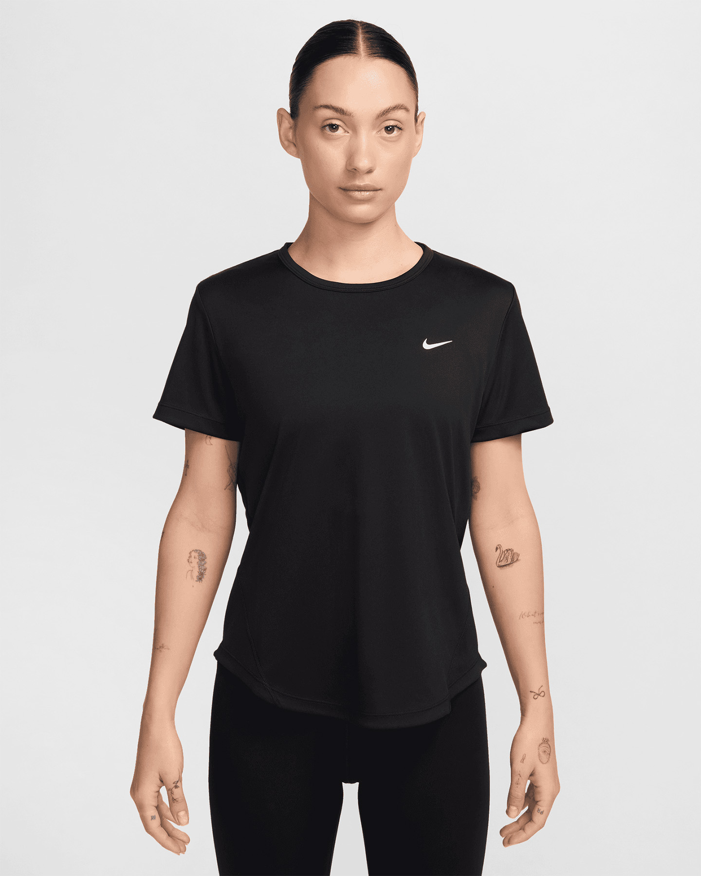 T-shirt running NIKE TEMPO DRI FIT W - Nero - 0 | Cisalfa Sport