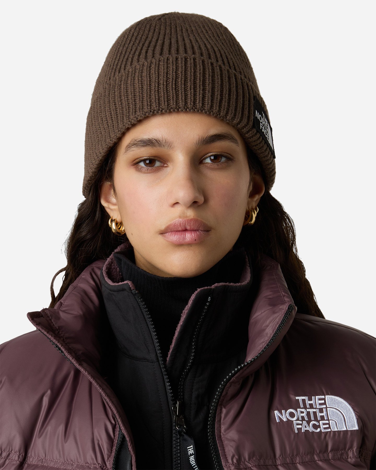 Berretto THE NORTH FACE LOGO BOX M - Marrone - 1 | Cisalfa Sport