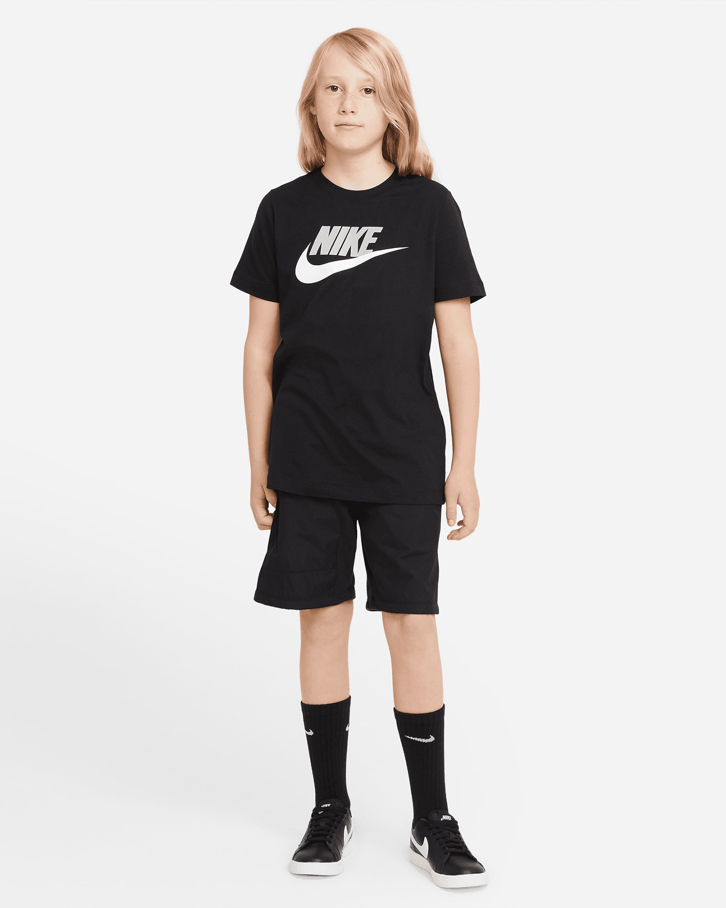 T-shirt NIKE CLOS ANGELESSSIC JR - Nero - 5 | Cisalfa Sport