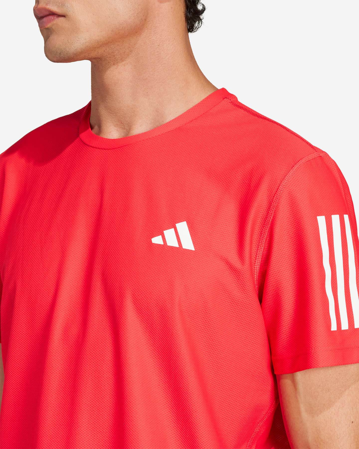 T-shirt running ADIDAS OTR B M - Rosso - 4 | Cisalfa Sport