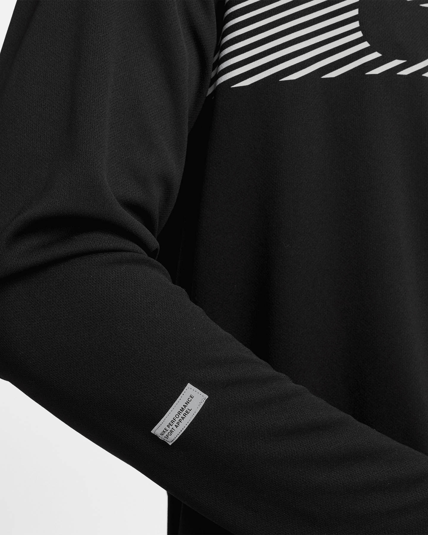 Maglia running NIKE MILER M - Nero - 4 | Cisalfa Sport