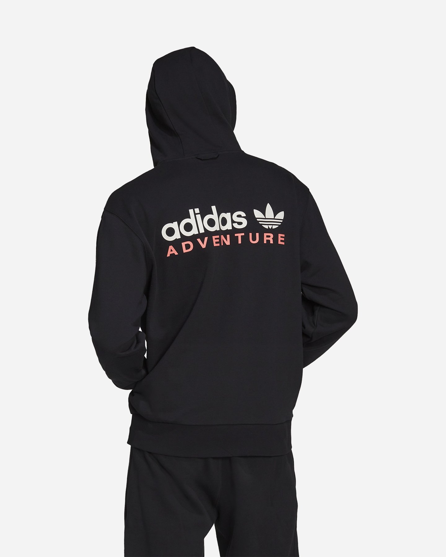 Felpa ADIDAS ADVENTURE BIG LOGO M - Nero - 2 | Cisalfa Sport