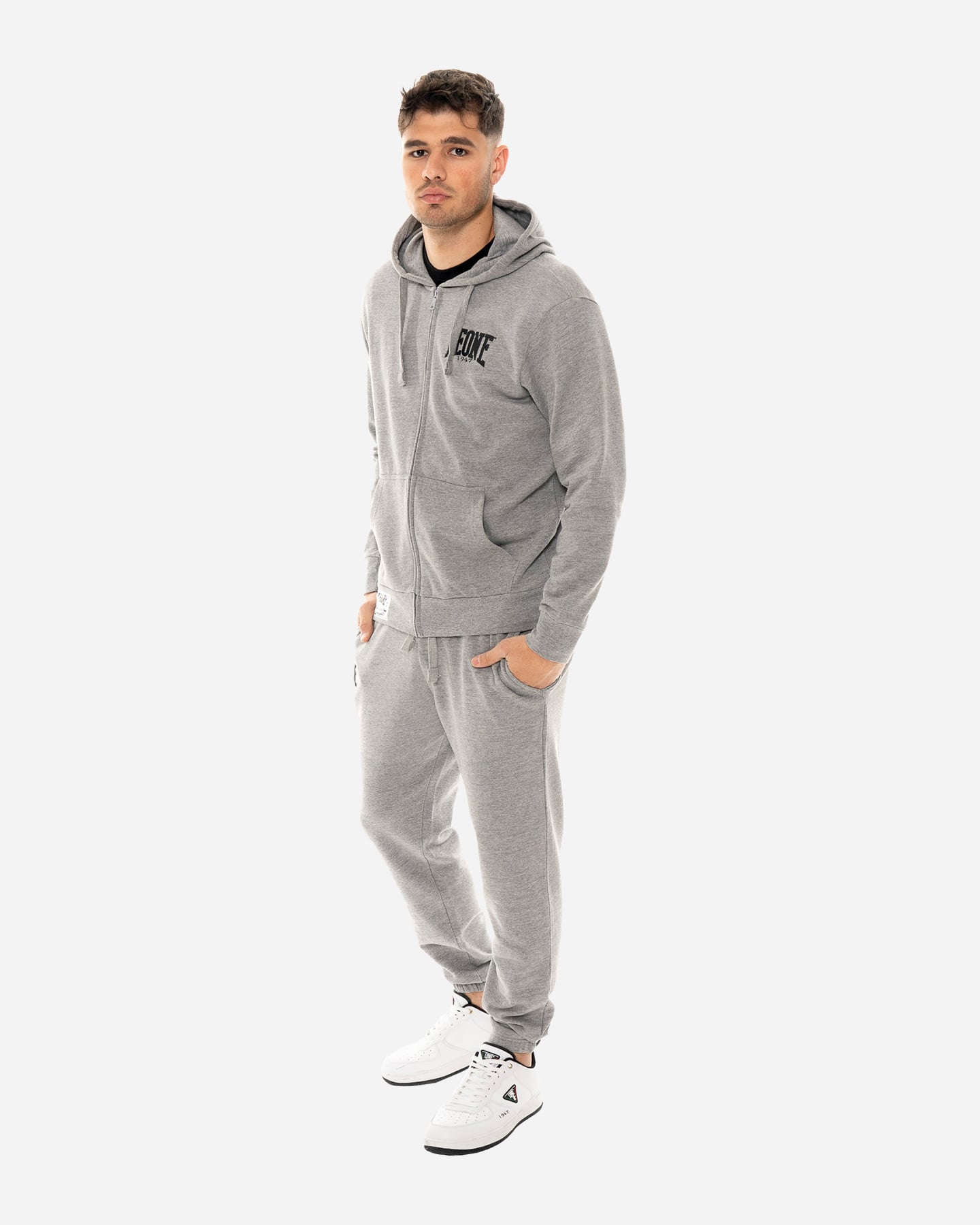 Felpa LEONE BASIC M - Grigio - 3 | Cisalfa Sport