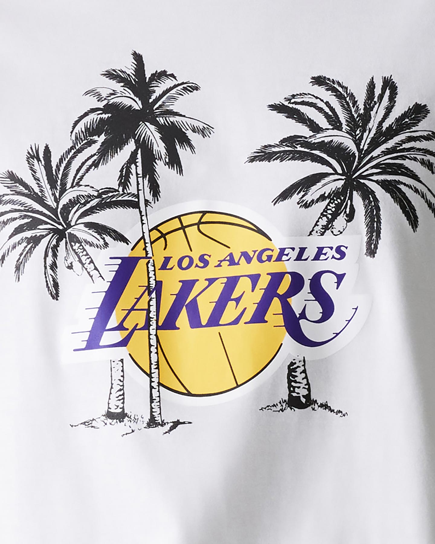 Maglia basket NEW ERA PALM TREE LAKERS M - Bianco - 4 | Cisalfa Sport