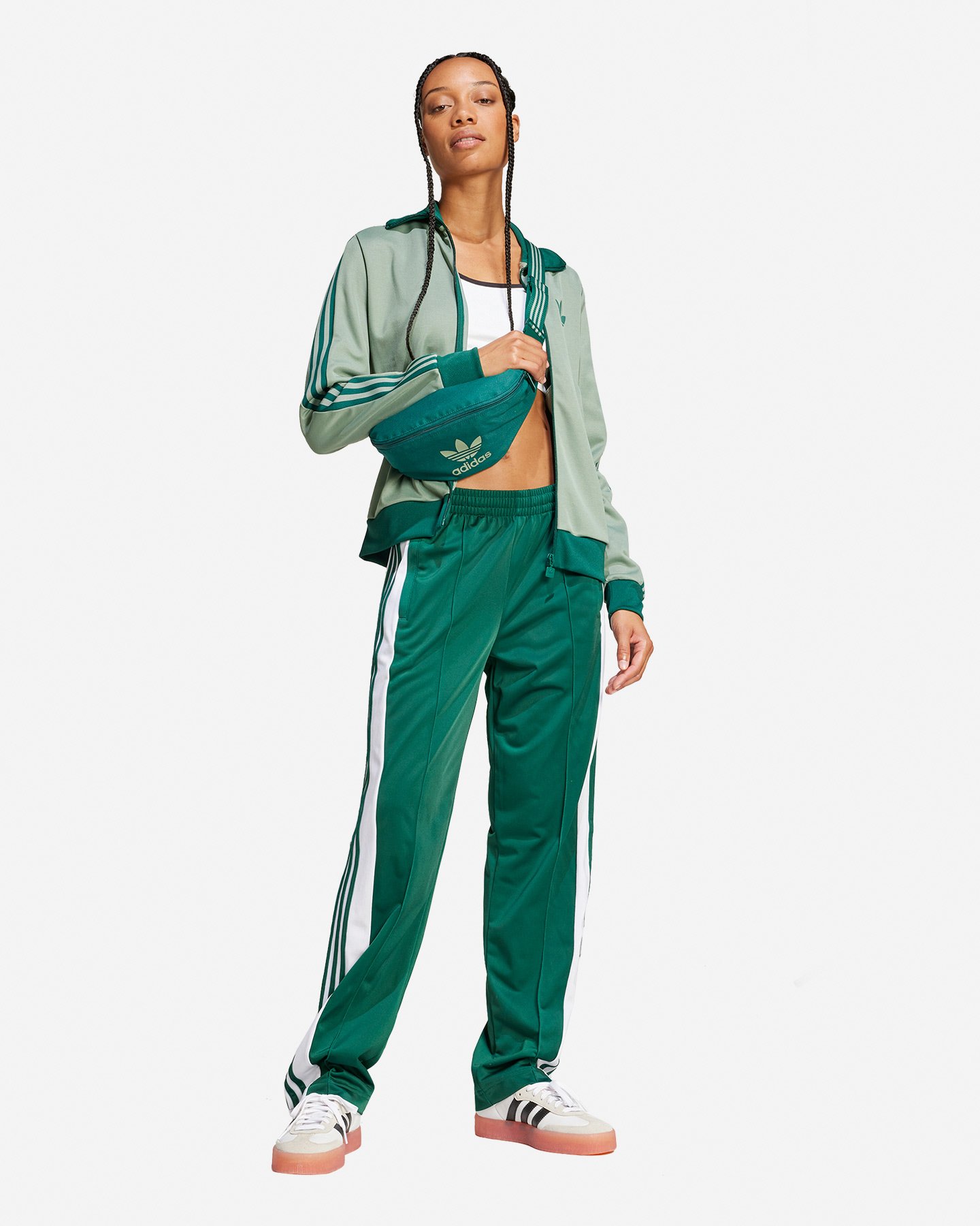 Pantalone ADIDAS ORIGINALS ADIBREAK W - Verde - 3 | Cisalfa Sport