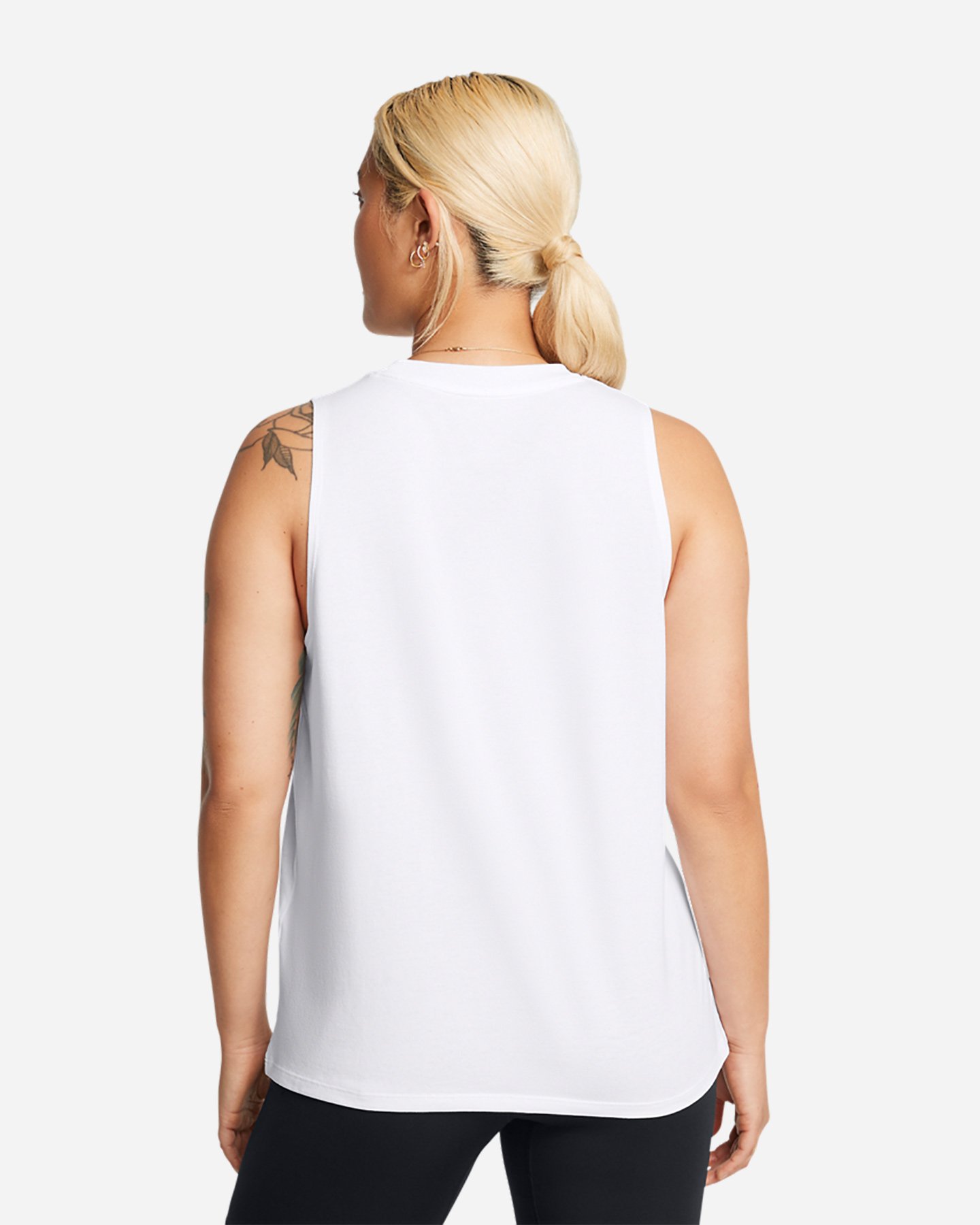 Canotta UNDER ARMOUR RIVAL SMALL LOGO W - Bianco - 3 | Cisalfa Sport