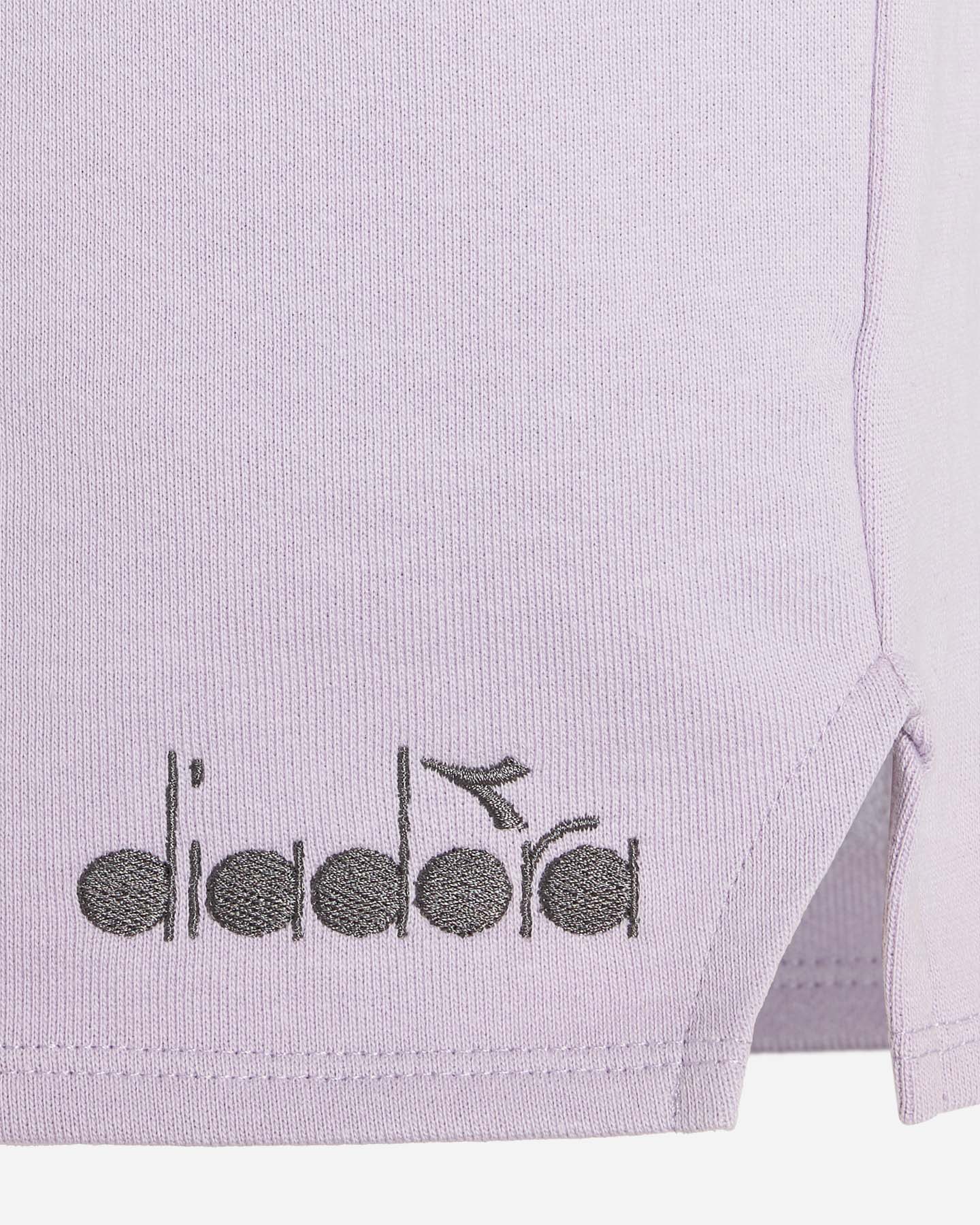 Pantaloncini DIADORA BASIC W - Lilla - 2 | Cisalfa Sport